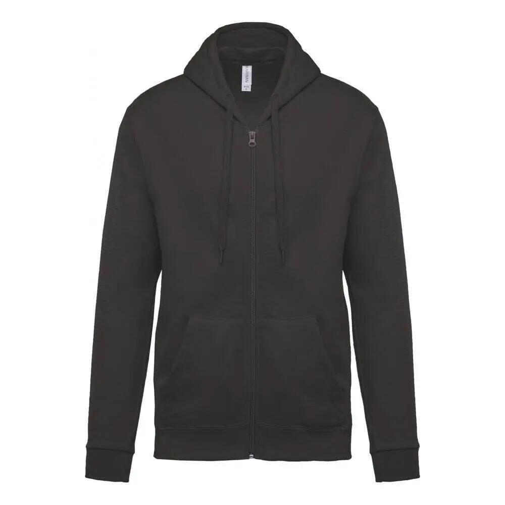 Bluza z kapturem na zamek Kariban Molleton