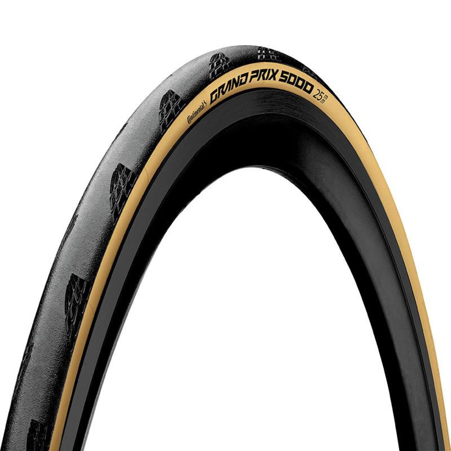 Opona do roweru szosowego Grand Prix 5000, 700x25C 25-622 kremowa