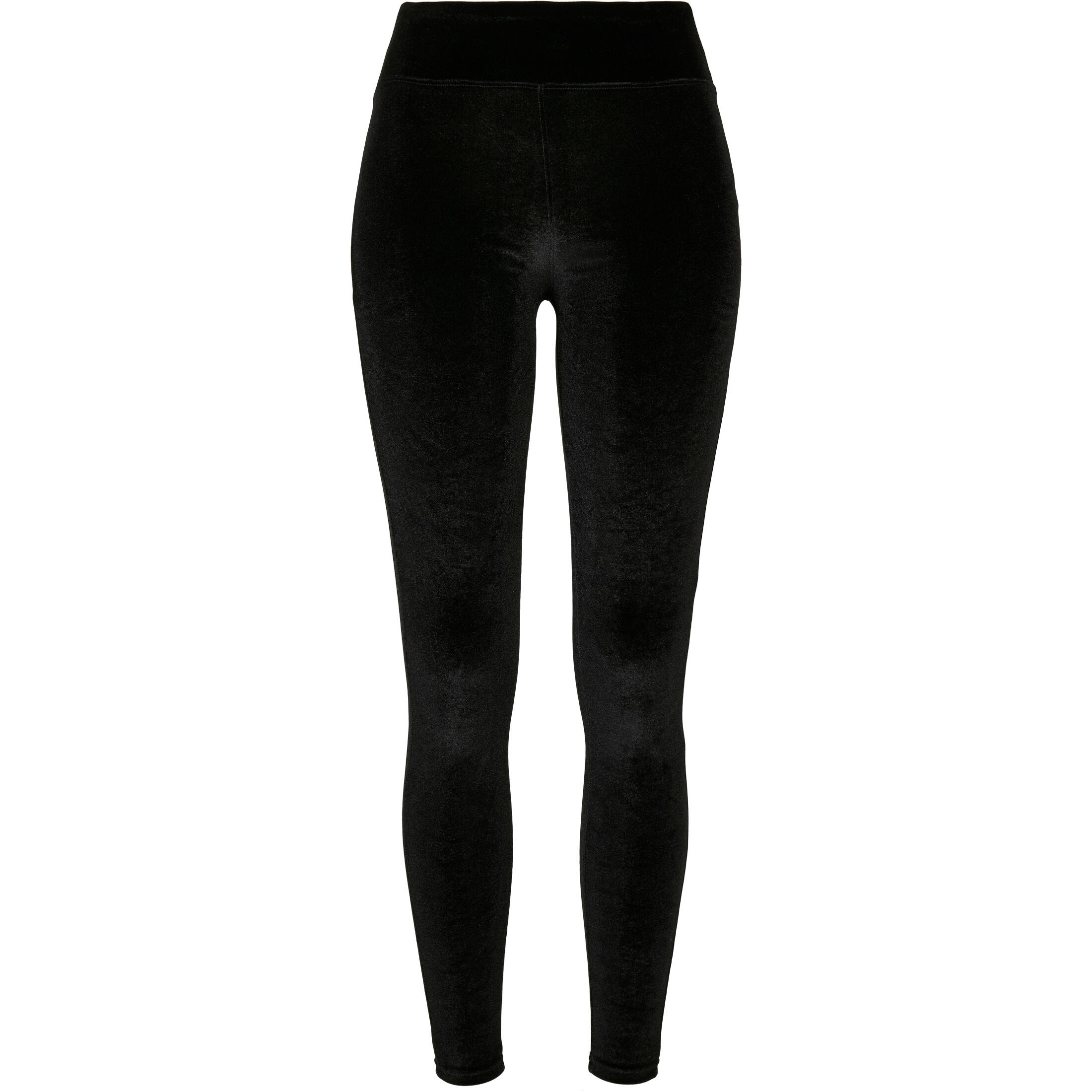 Damskie legginsy z wysoką talią Urban Classics velvet