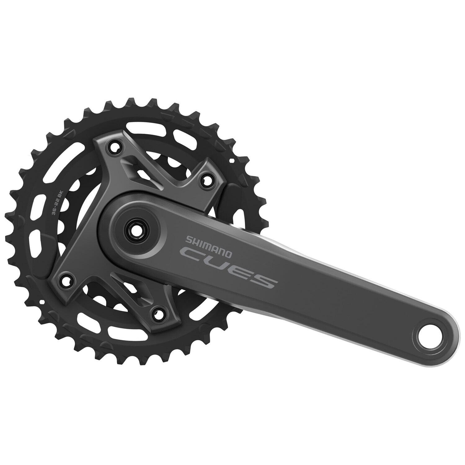 Podwójny mechanizm korbowy Shimano Cues FC-U6000-2 9/10/11V