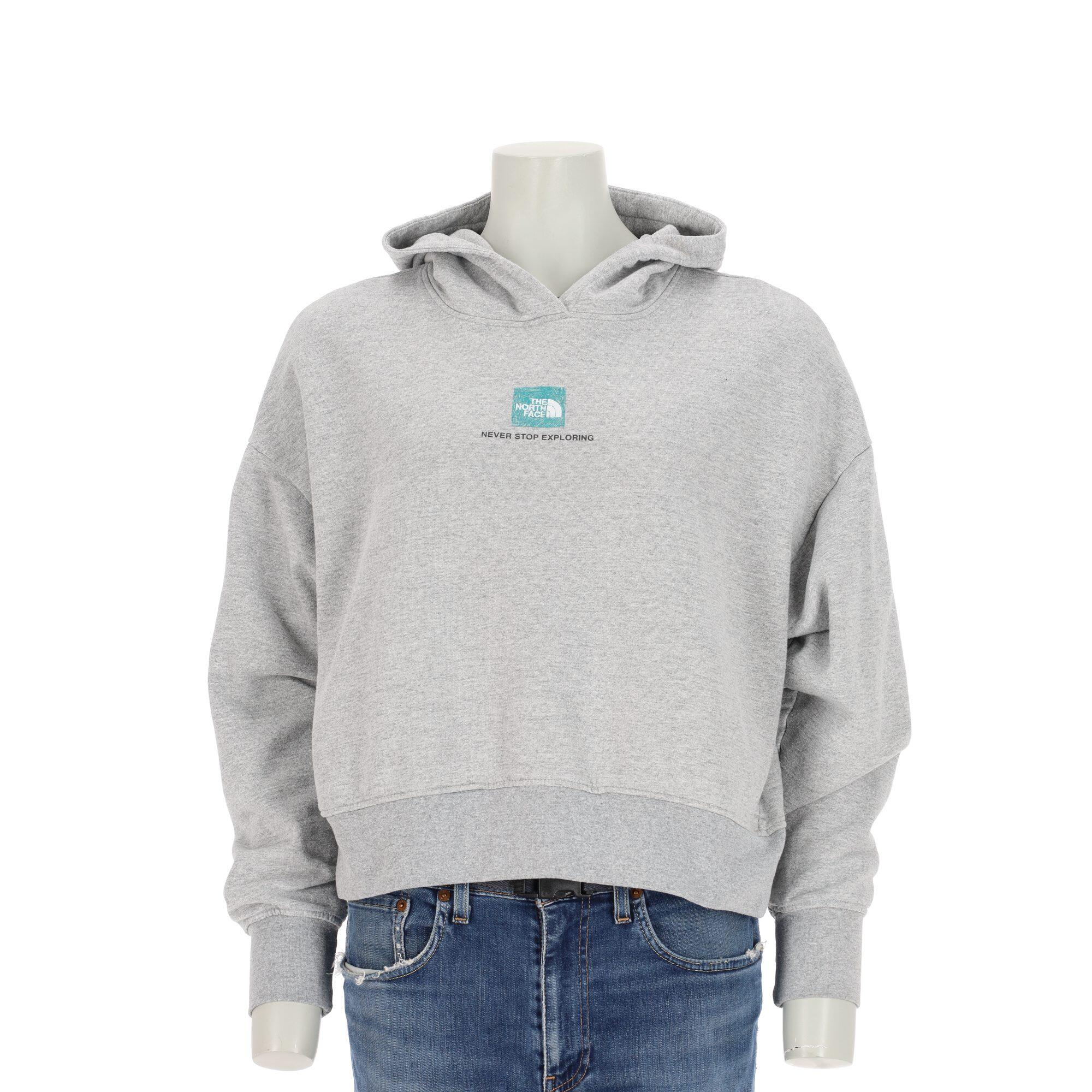 Second life - Bluza damska z kapturem The North Face szara - Stan bardzo dobry
