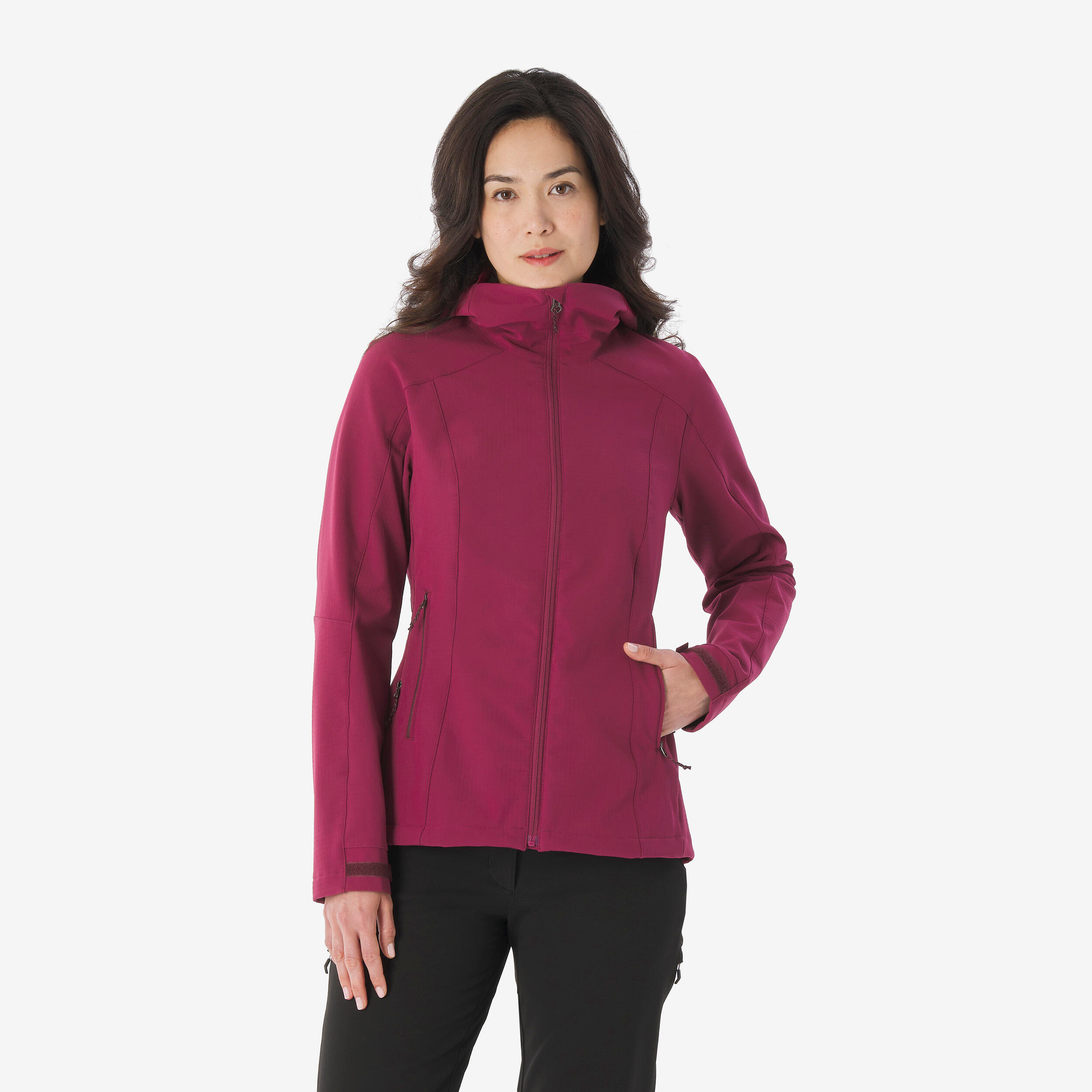 Kurtka turystyczna damska Softshell Forclaz MT500