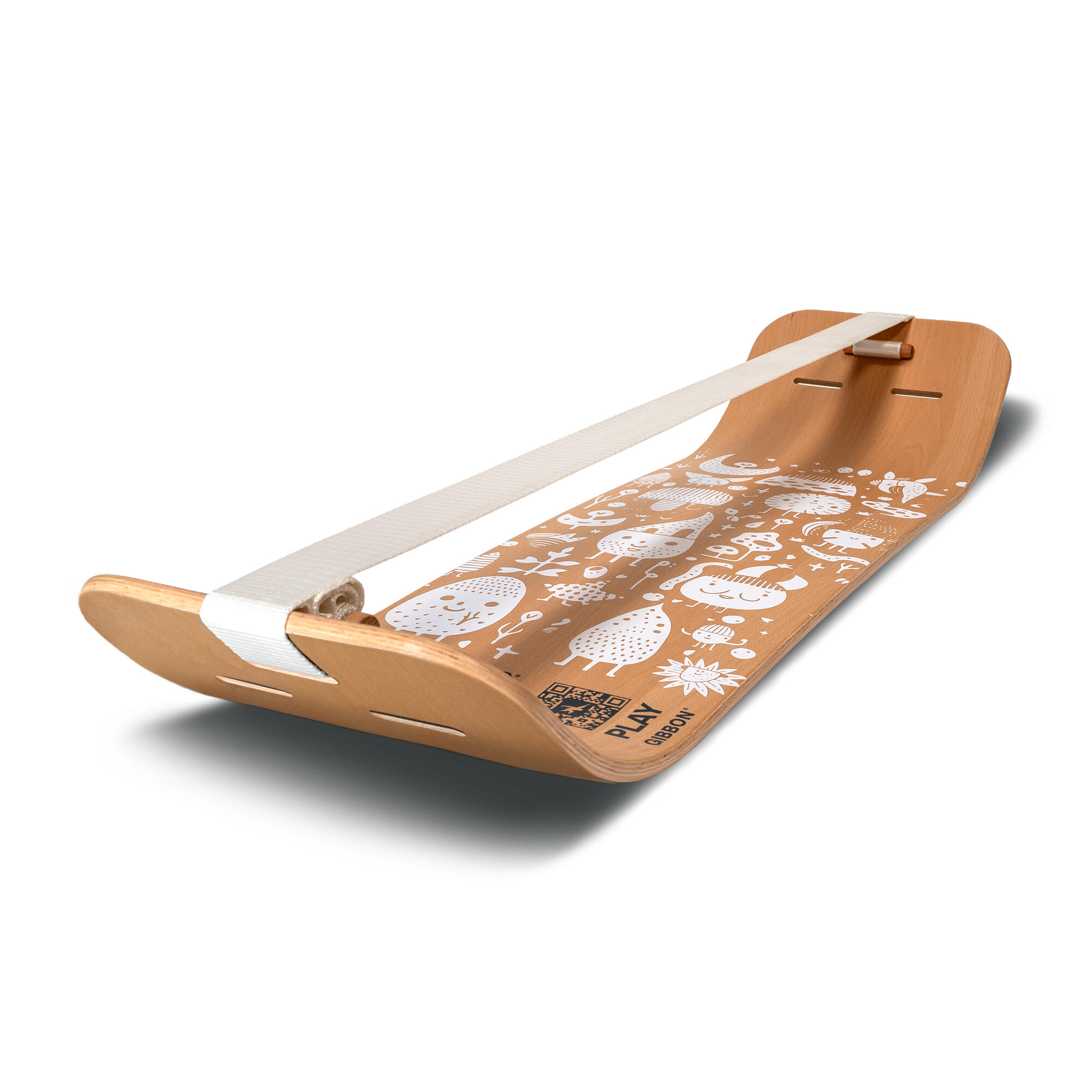 Slackline - ZESTAW GIBOARD - PLAY WHITE - Slackline - biały