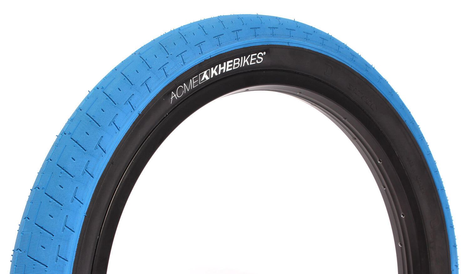 Opona BMX ACME 20 x 2,40 cala Niebiesko-Czarna KHEBIKES
