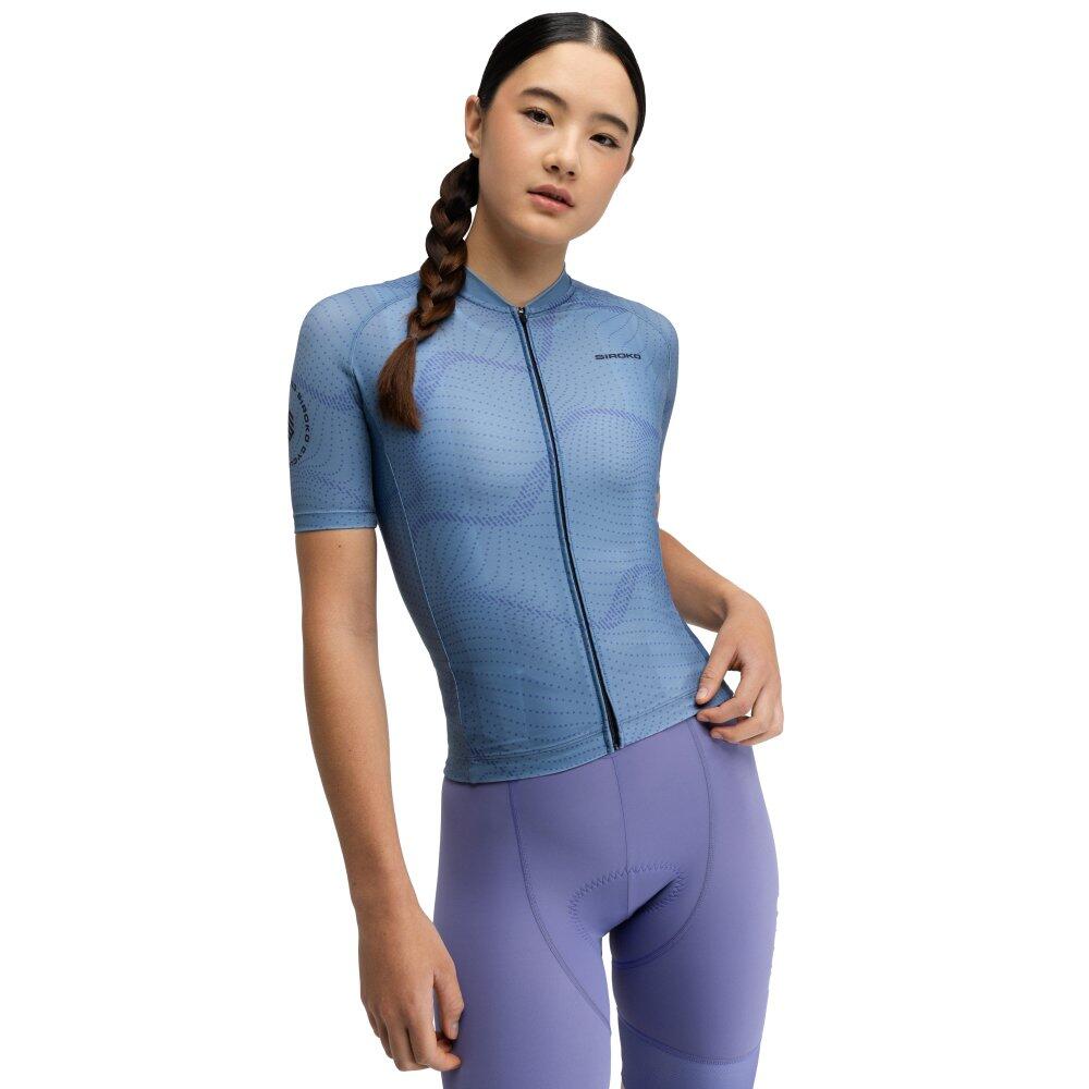 Damska koszulka rowerowa z krótkim rękawem Kolarstwo Siroko M2-W Monte Velo