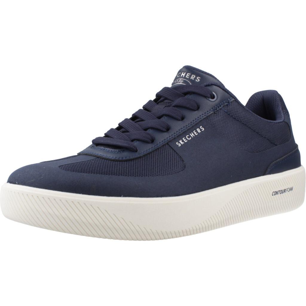 Buty SKECHERS ARCH FIT COURT BREAK COMODO Niebieski