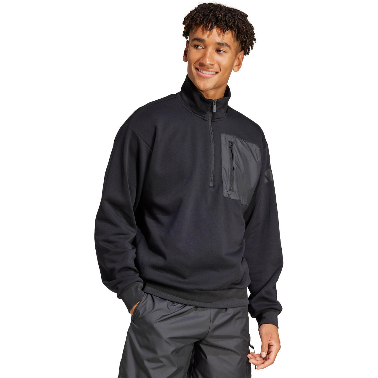 Bluza męska adidas City Escape Fleece Half-Zip GD
