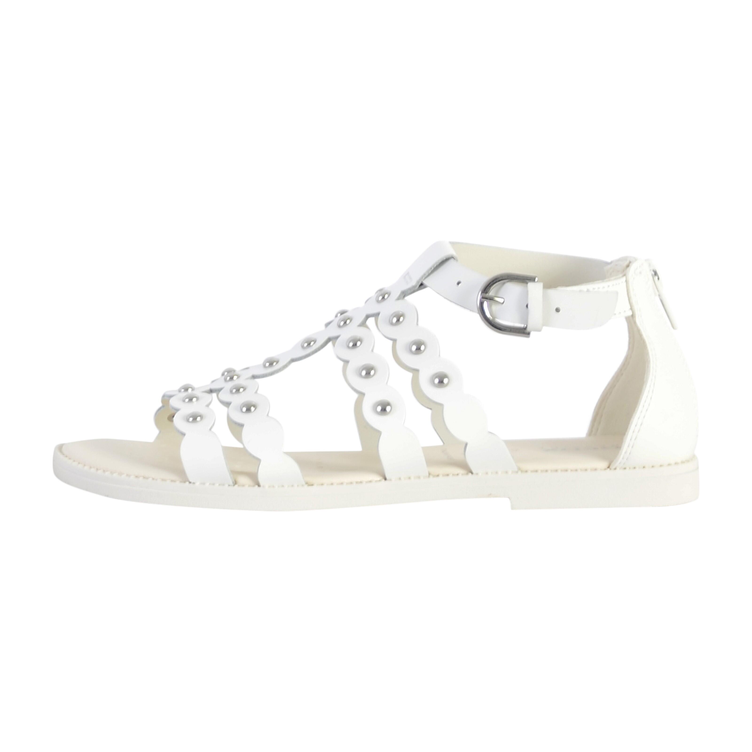 Sandały GEOX J SANDAL KARLY GIRL Biały