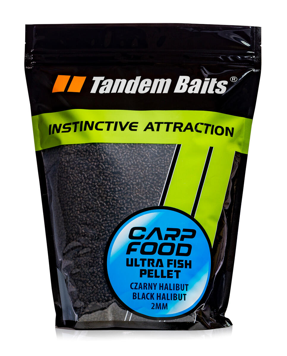 Pellet karpiowy Carp Food Ultra Fish Pellet Czarny Halibut 2mm /5kg