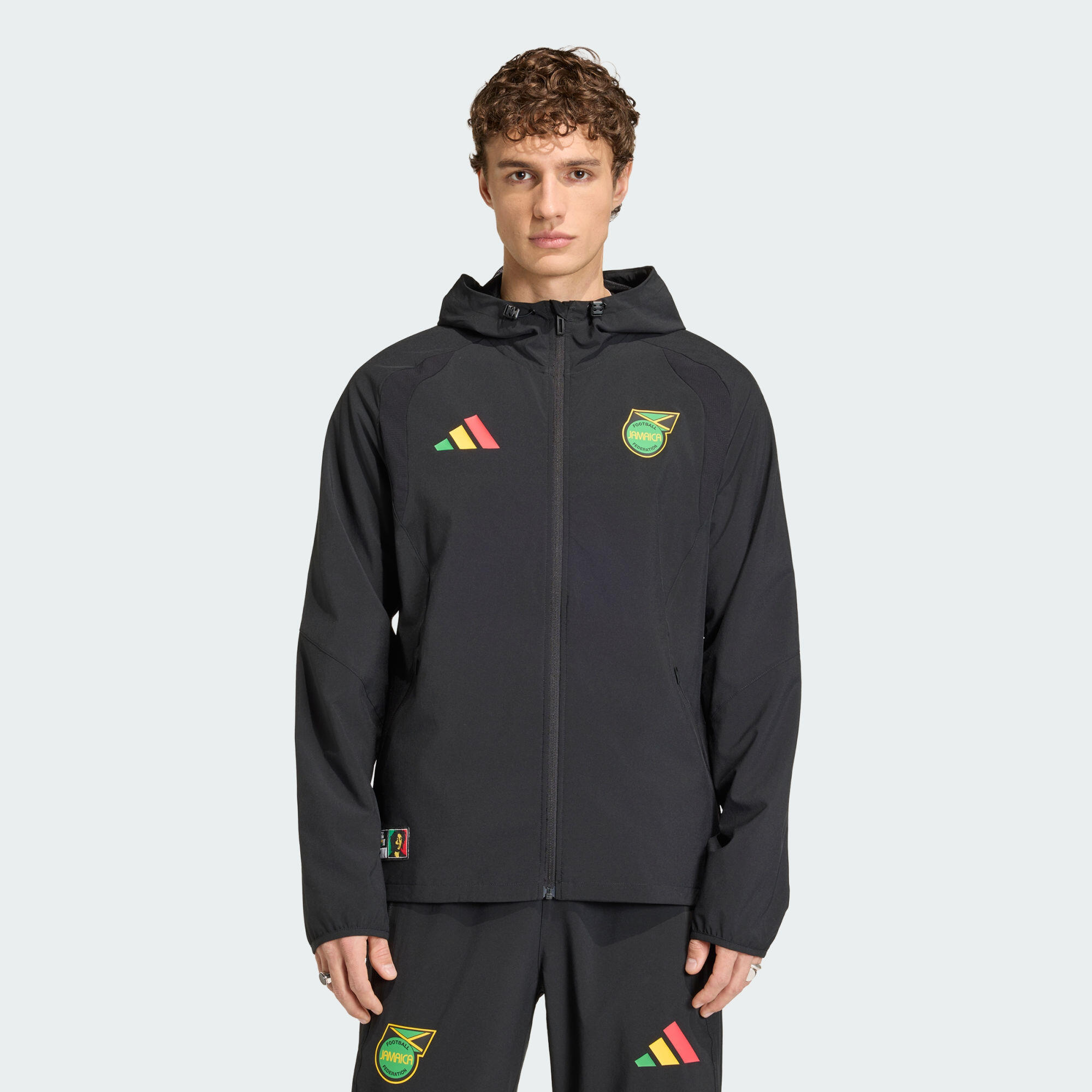 Wiatrówka Jamajka x Bob Marley Tiro Travel z suwakiem na całej długości