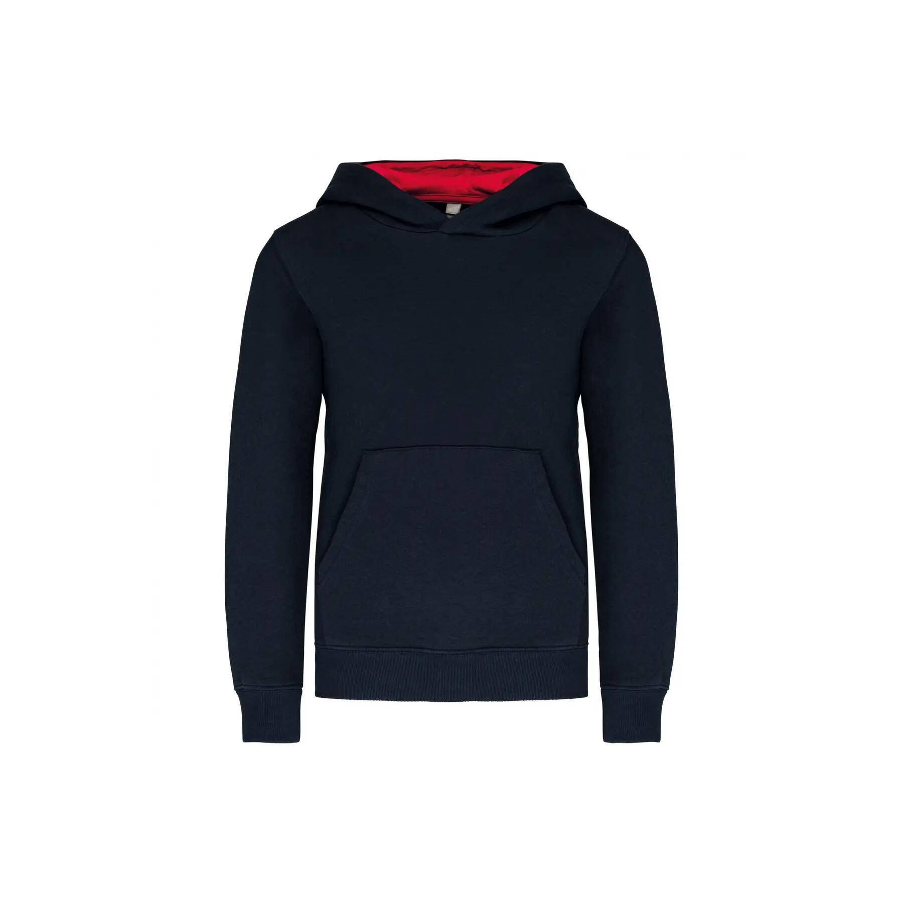 Bluza z kapturem dla dzieci Kariban Contrastée
