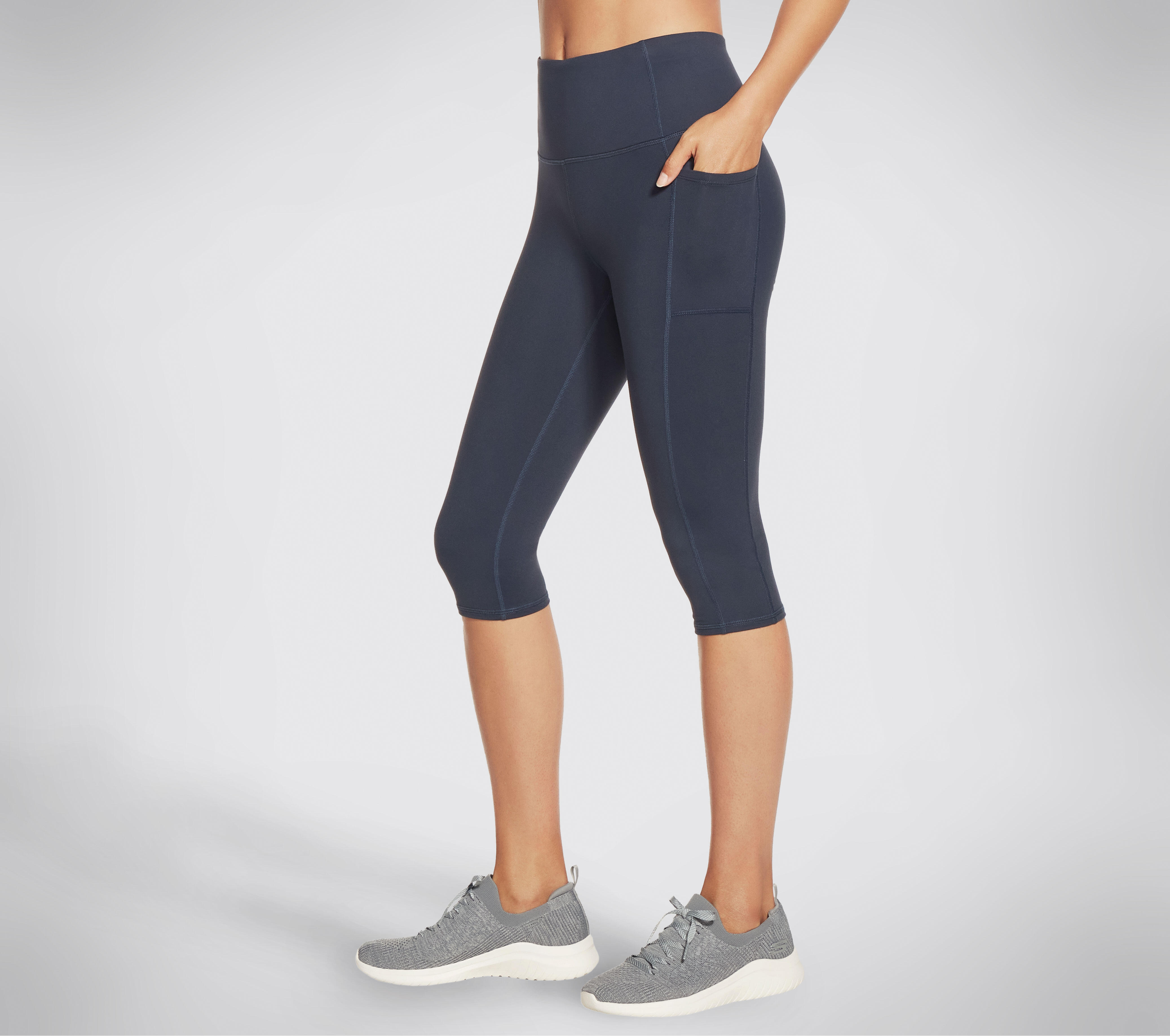 Rajstopy damskie Skechers GO WALK High Waisted Capri