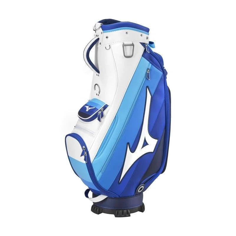 Torba golfowa Mizuno Tour Staff 2025 – Cart Bag – biało niebieska