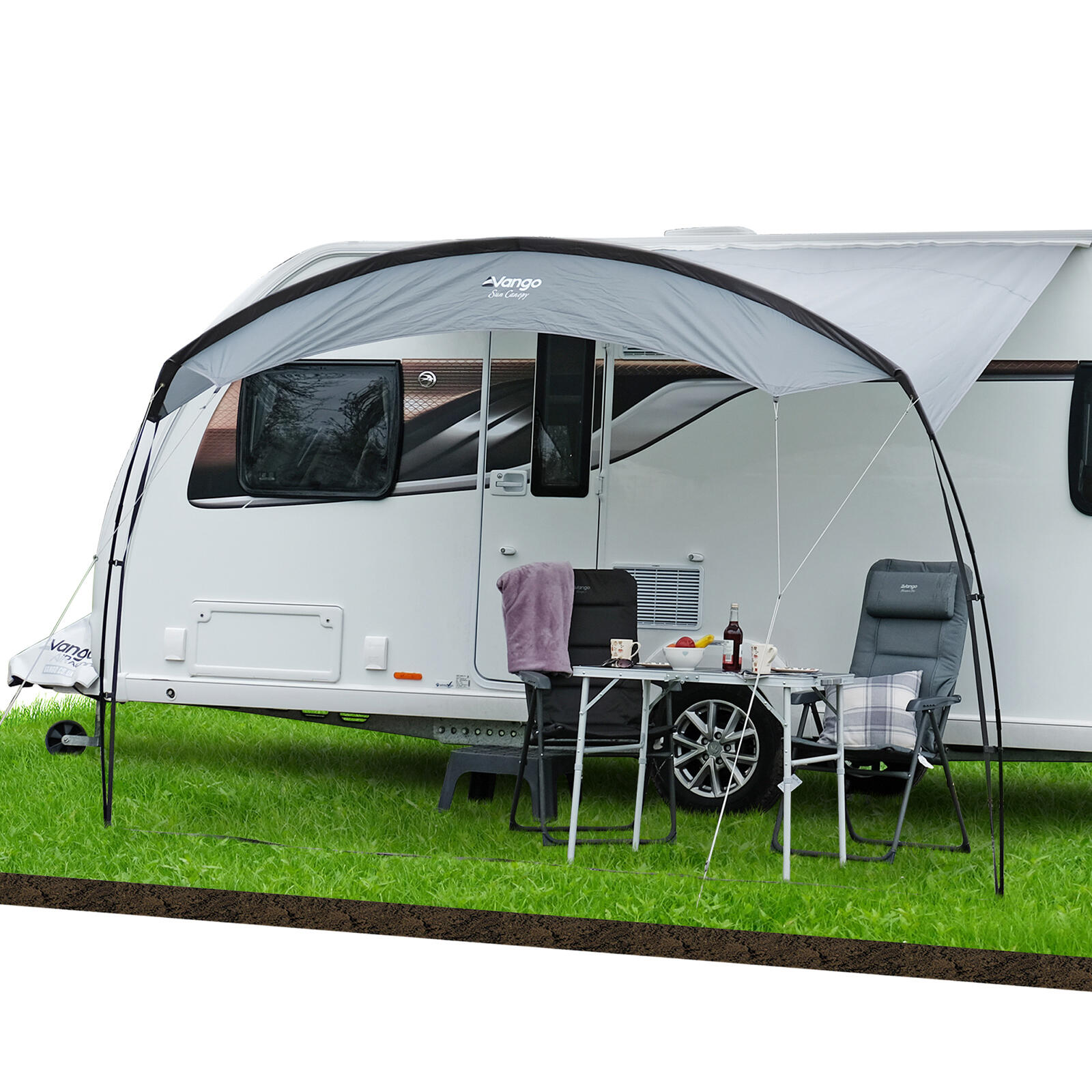 Przeciwsłoneczny baldachim dla Camperów i przyczep Vango Poled Sun Canopy