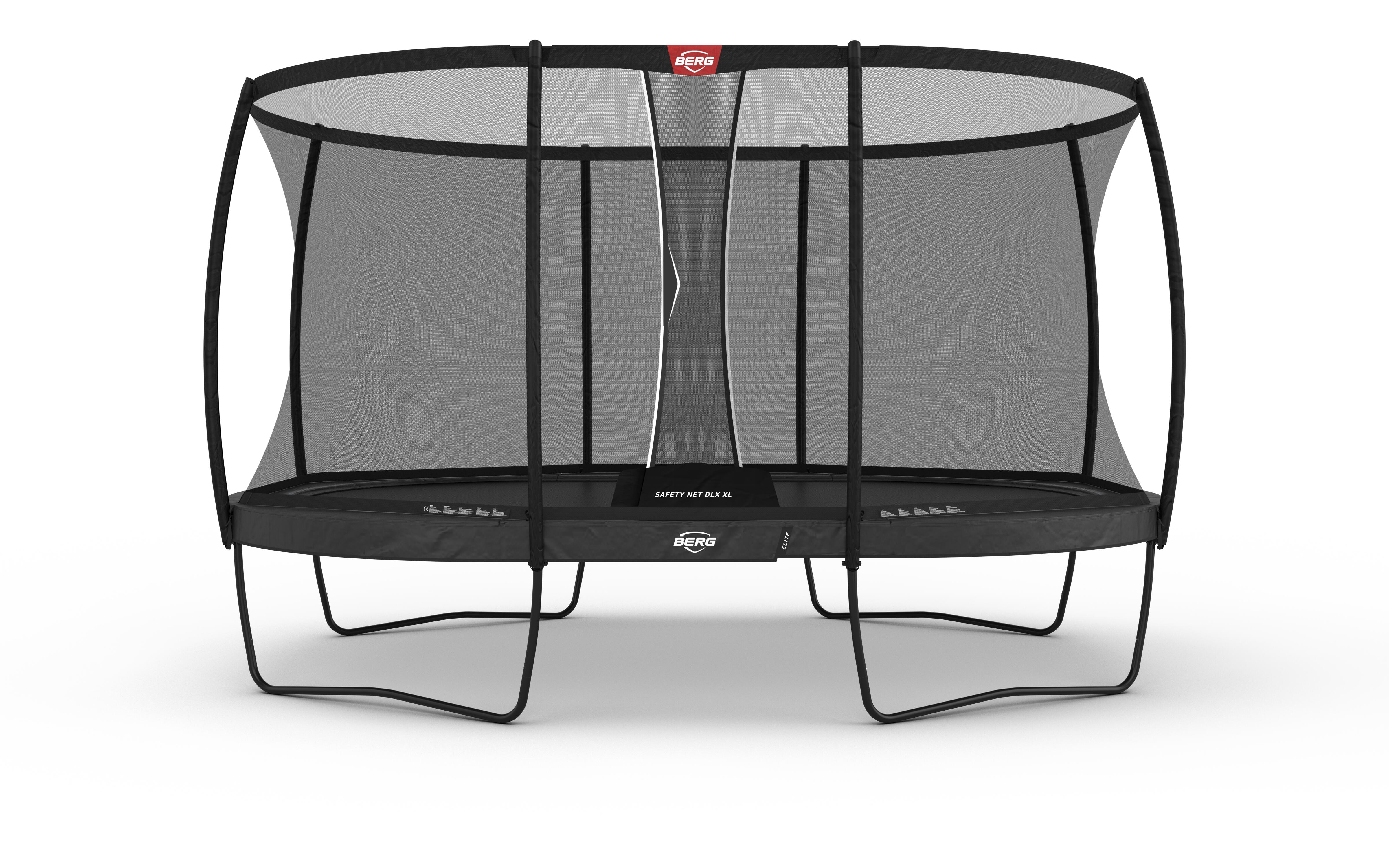 Trampolina Grand Elite Regular 520 + Siatka Bezp. DLX XL Szary