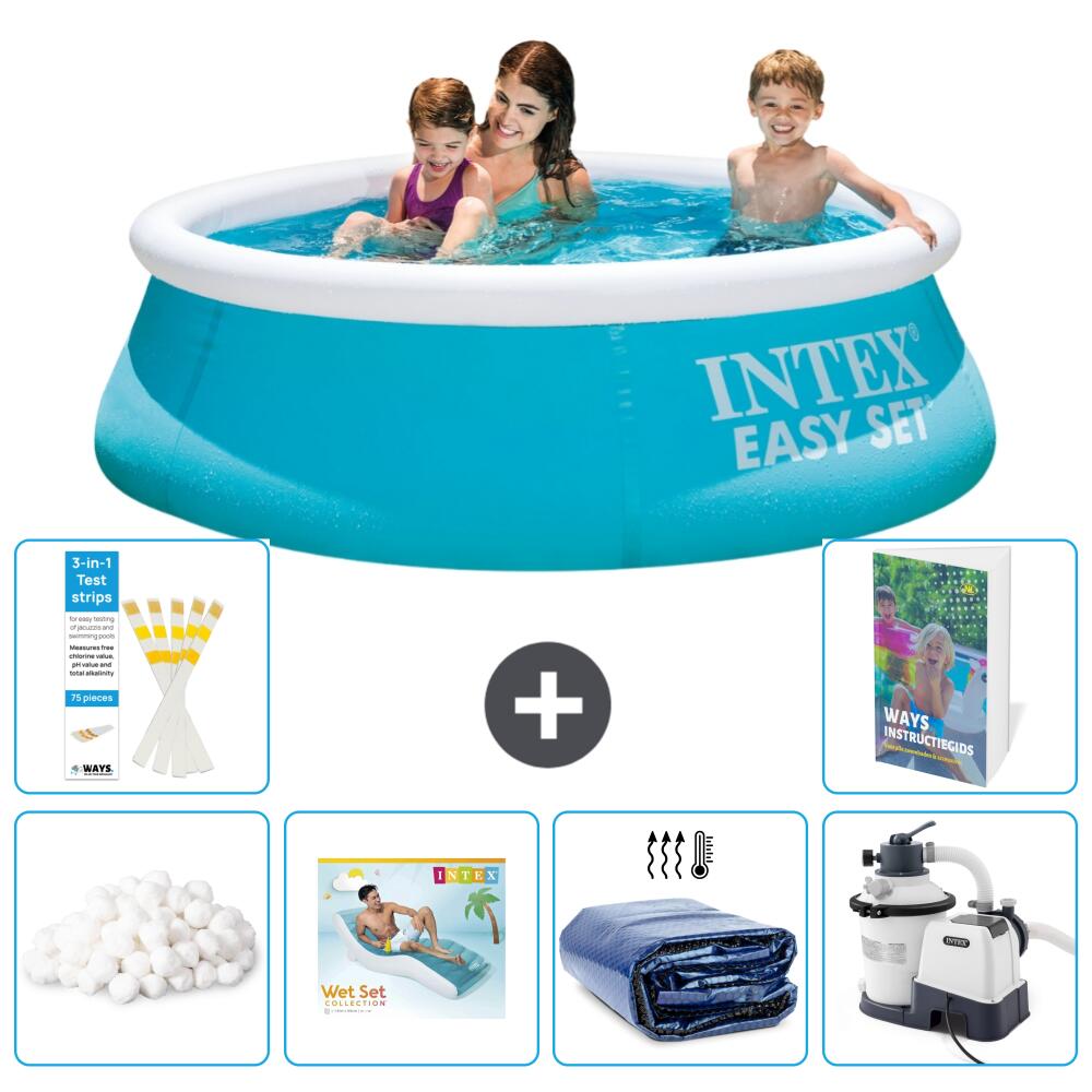 INTEX Basen Easy Set Okrągły - 183x51 cm - 7-częściowy S5