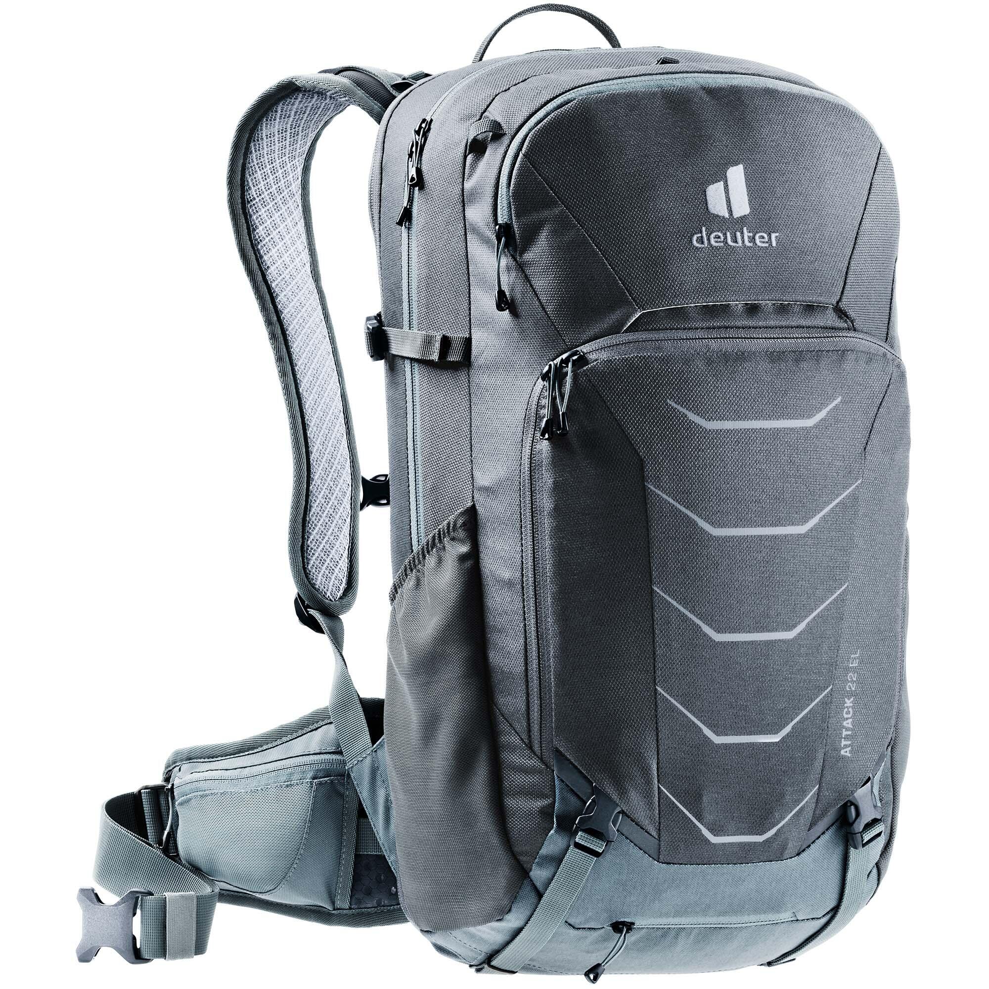 Plecak rowerowy Deuter Attack 22 EL dla wysokich - graphite/shale