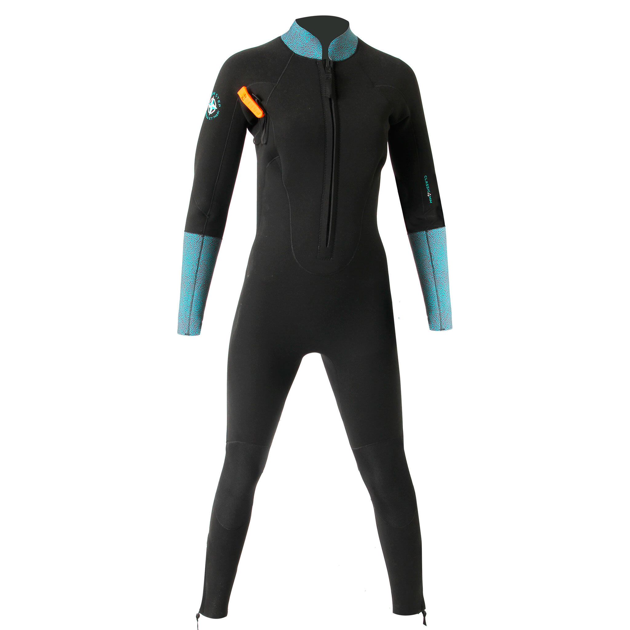 Kombinezon do chodzenia w wodzie damski Ocean Step z neoprenu 4/3 mm