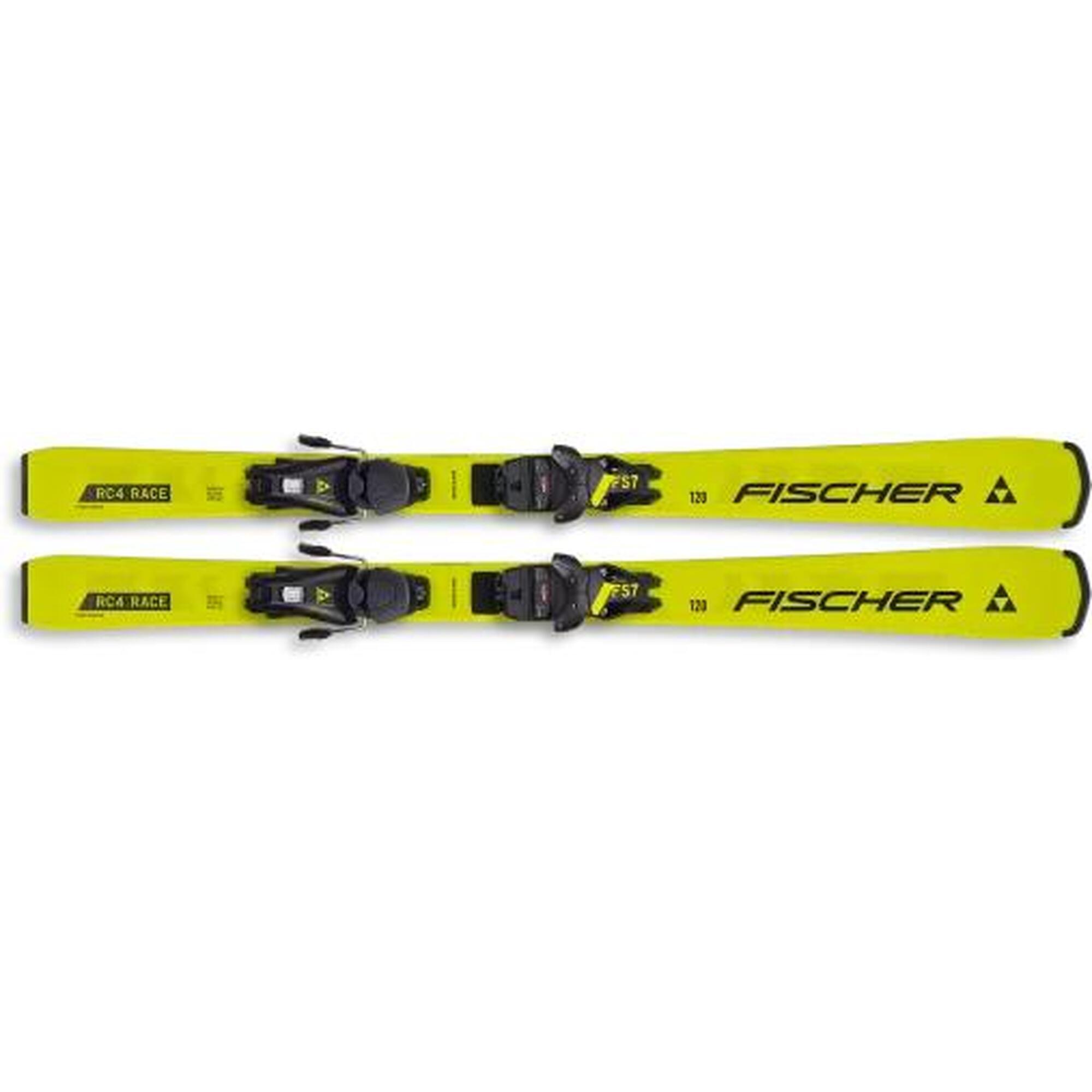 Narty Fischer RC4 Race Junior JRS + wiązania FS7 CA JRS (130-150 cm) 2024