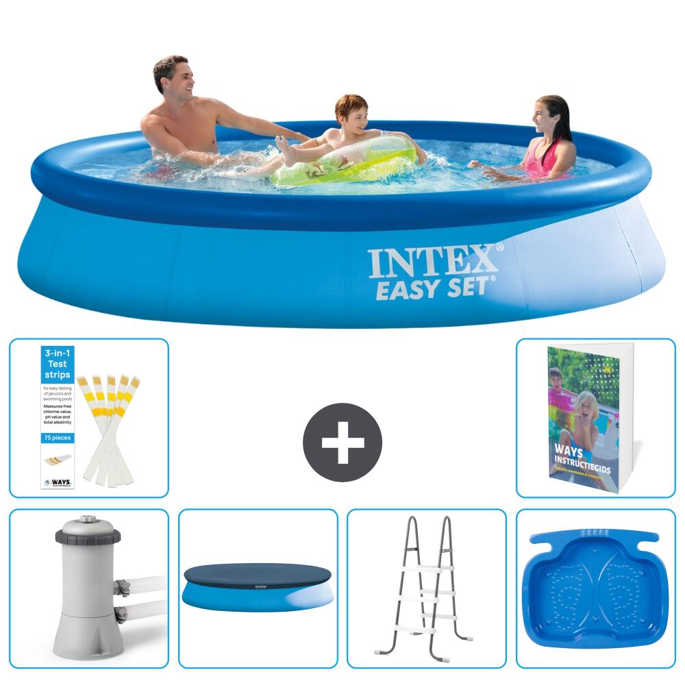 INTEX Basen Easy Set Okrągły - 366x76 cm - 7-częściowy S314