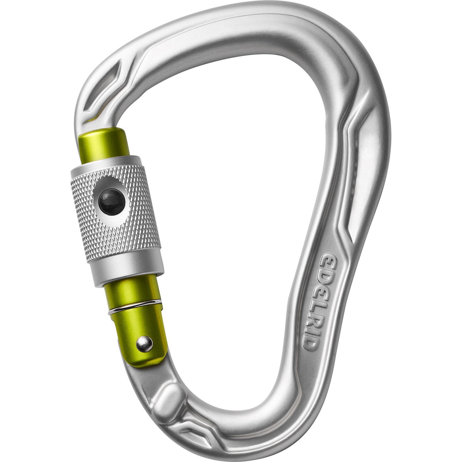 Karabinek wspinaczkowy Edelrid HMS Bullet PermaLock - silver