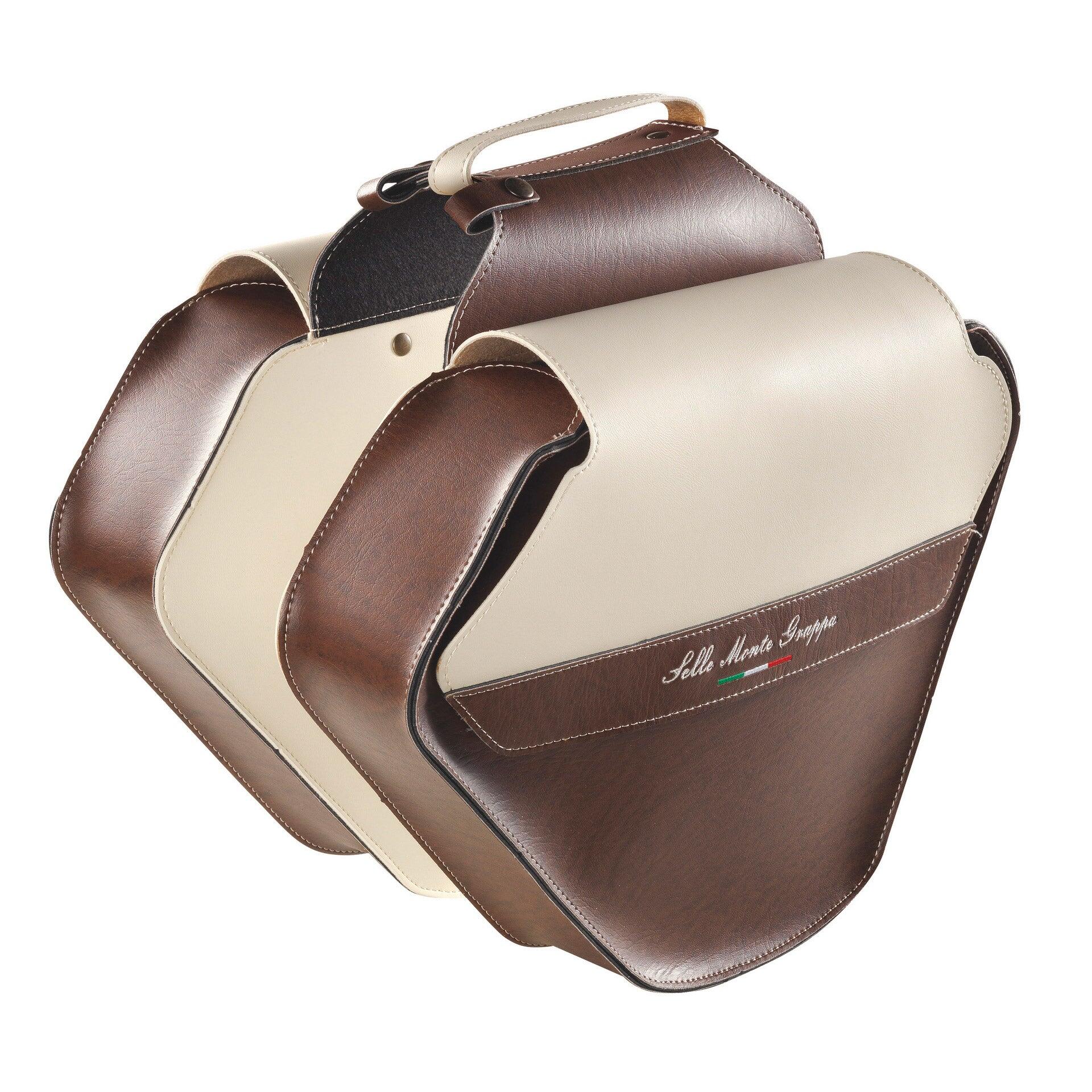 Monte Grappa podwójna torba 17,5 L Fashion Skay brąz/krem