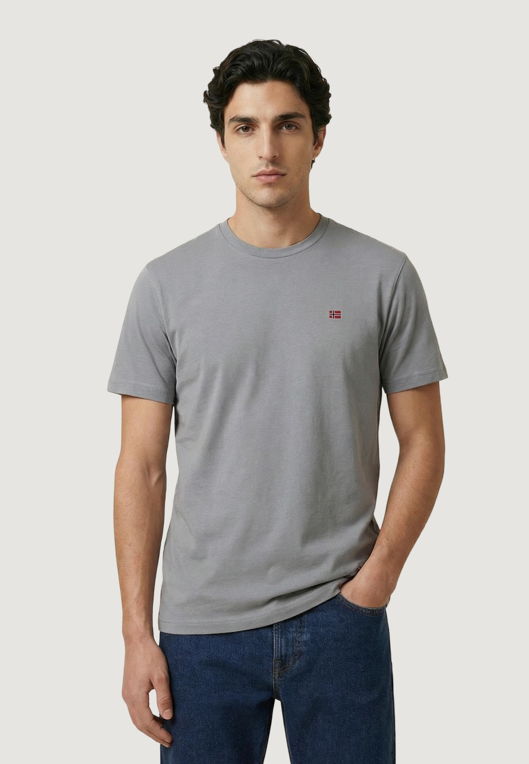 Koszulka crop top Mężczyzna NAPAPIJRI SALIS SS