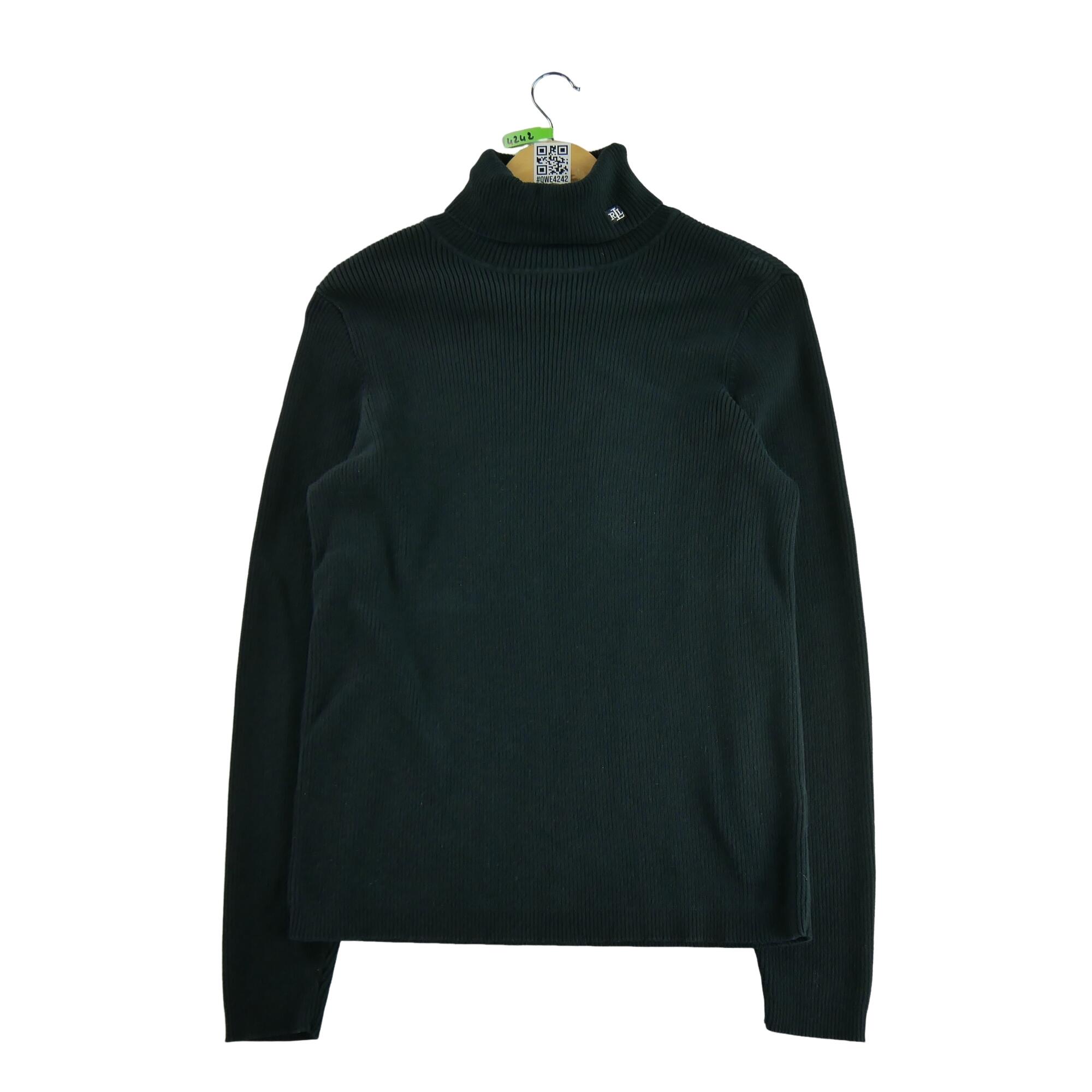 Kobieta Czarny Golf Damski
