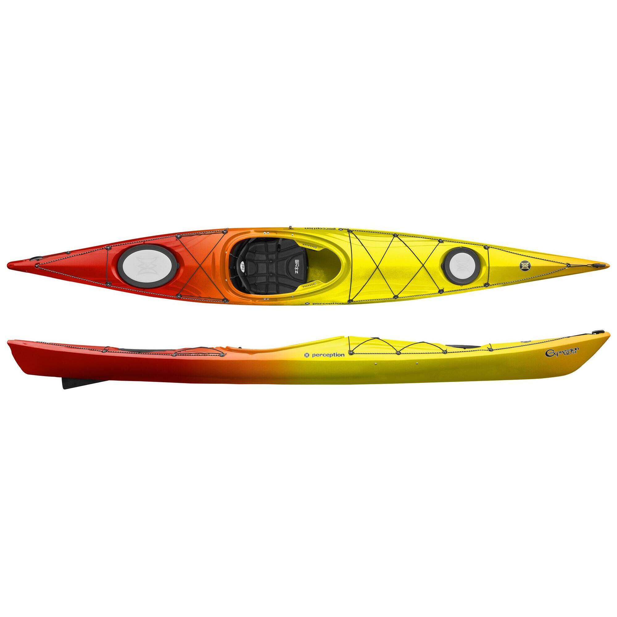 Kajak jednoosobowy do pływania wyprawowy Perception Expression 14