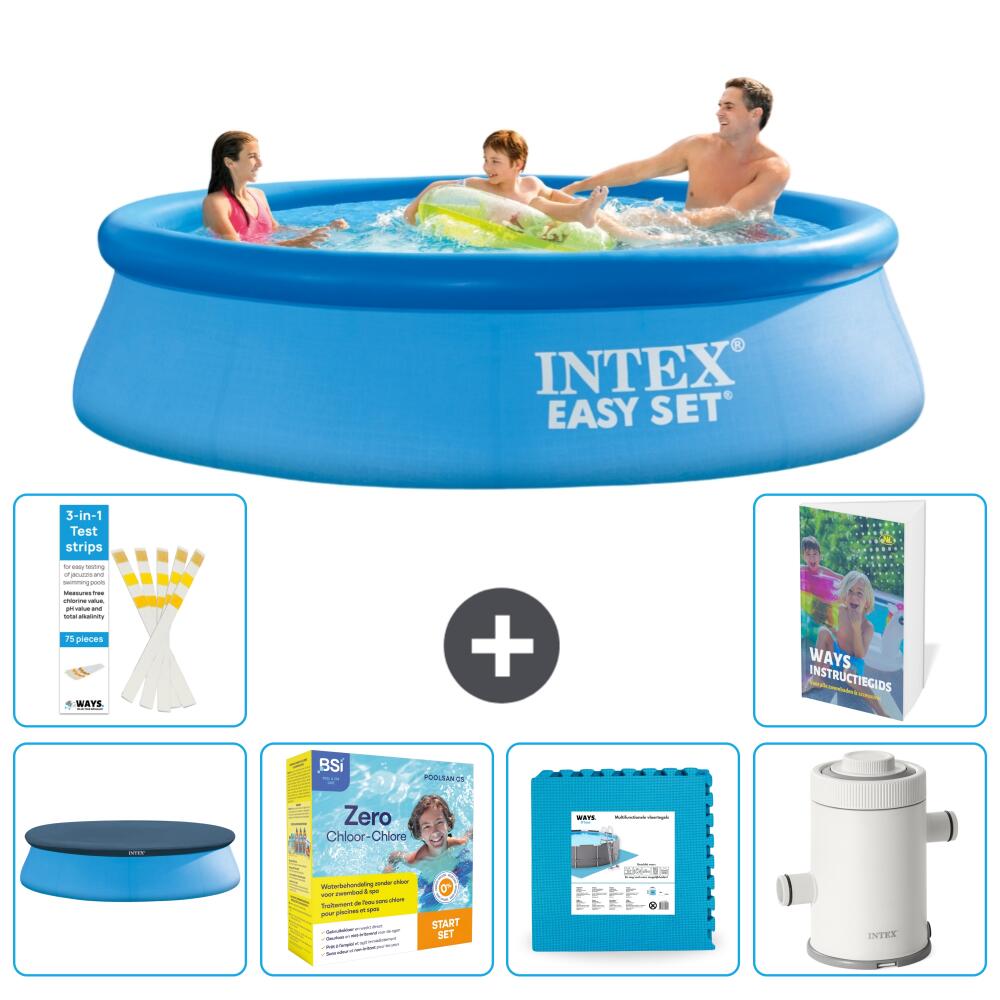 INTEX Basen Easy Set Okrągły - 305x76 cm - 7-częściowy S102