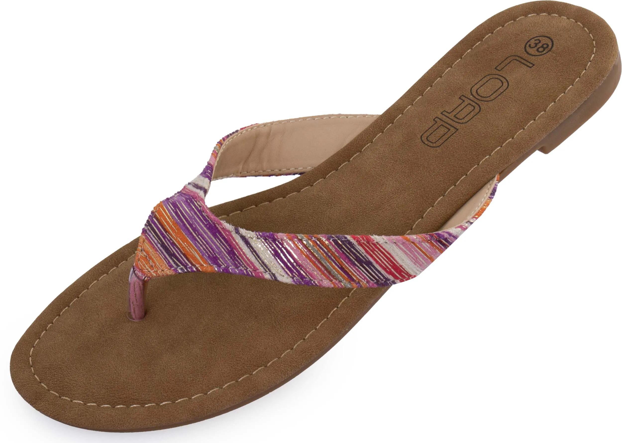 Damskie klapki Loap Herba Brown