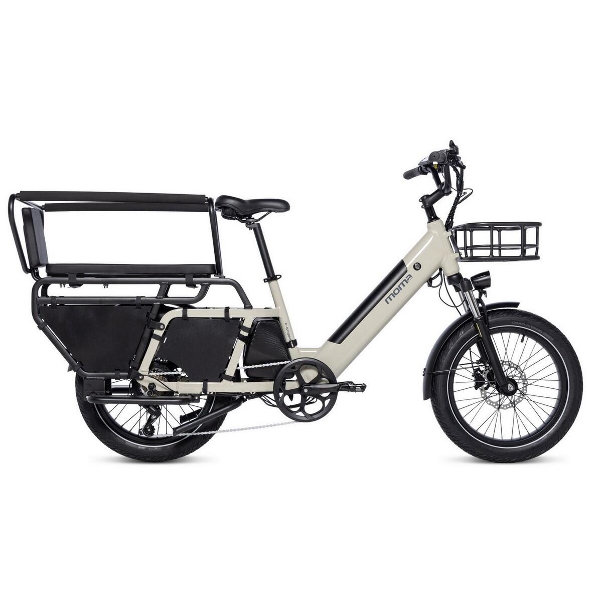 Kompaktowy elektryczny rower cargo, SHIMANO 7 biegów, do 100 km zasięgu