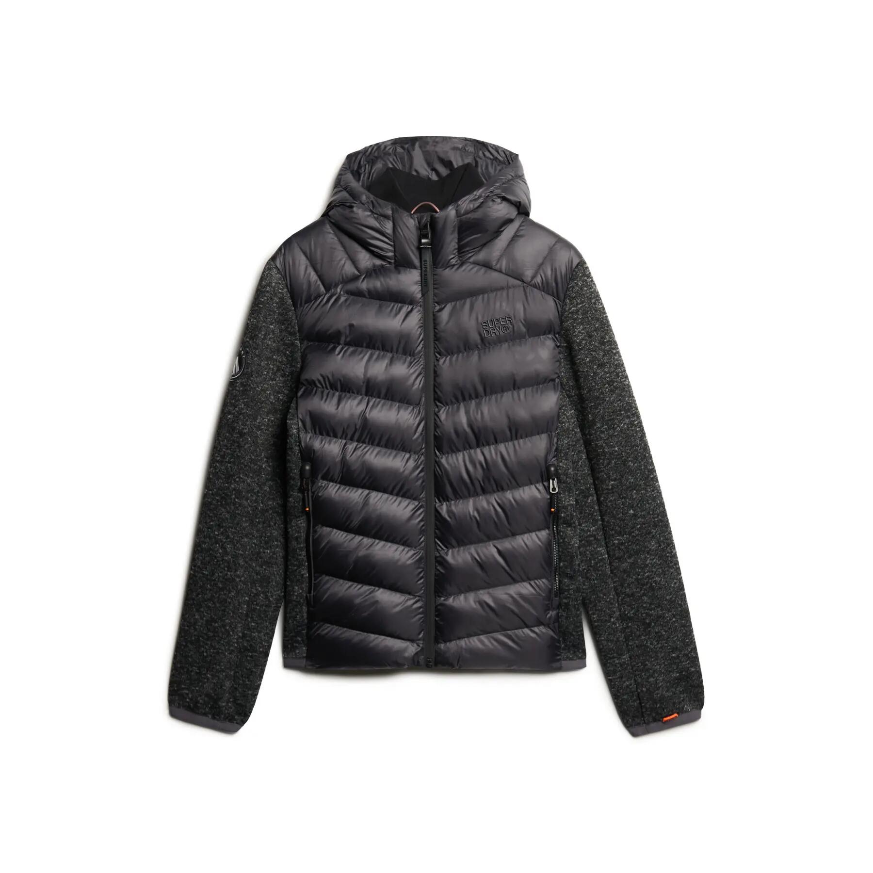 Kurtka puchowa z kapturem Superdry Storm Hybrid