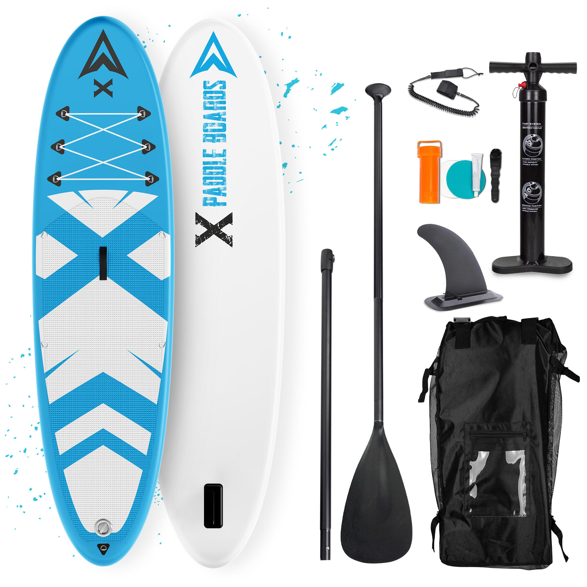 Nadmuchiwany Paddle X-ite Zestaw Kajakowy