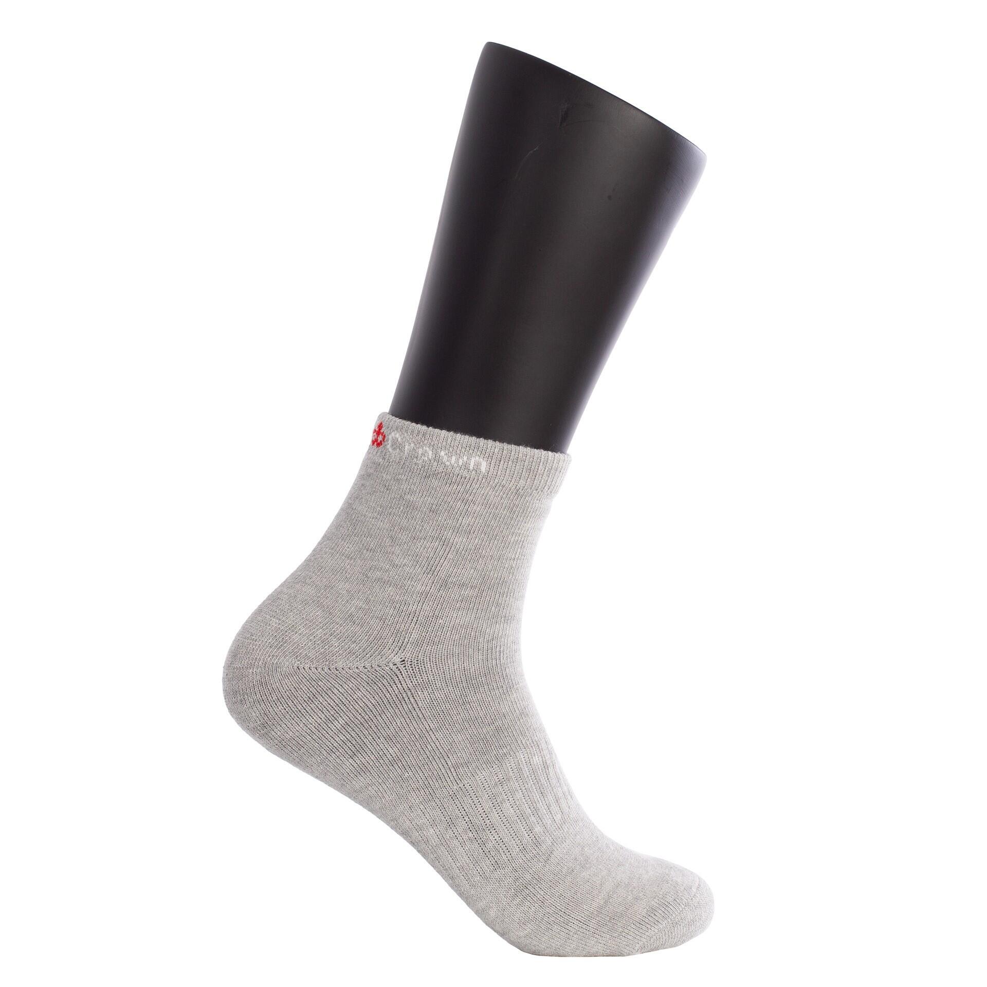 Black Crown Pro Ankle Socks Gris 35-38