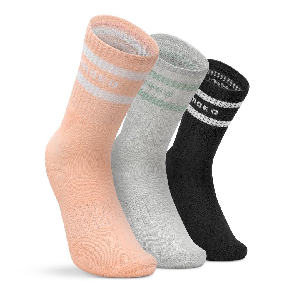 Skarpetki sportowe trójpak Fitness Siroko Sidekick Pink