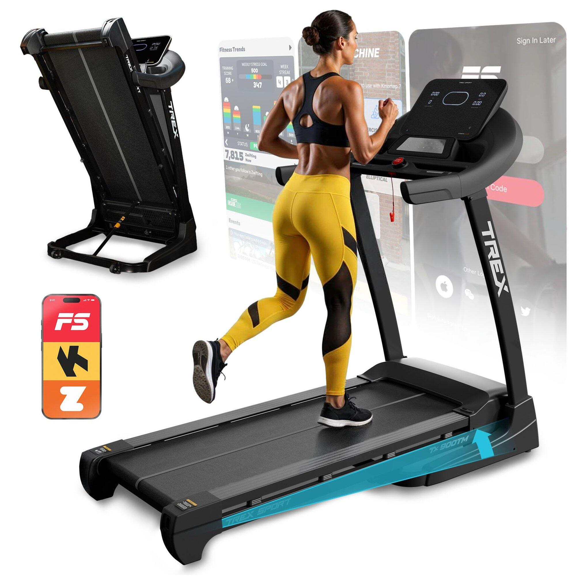 Bieżnia elektryczna składana domowa Trex Sport TECK TX‑900TM z nachyleniem 20 %