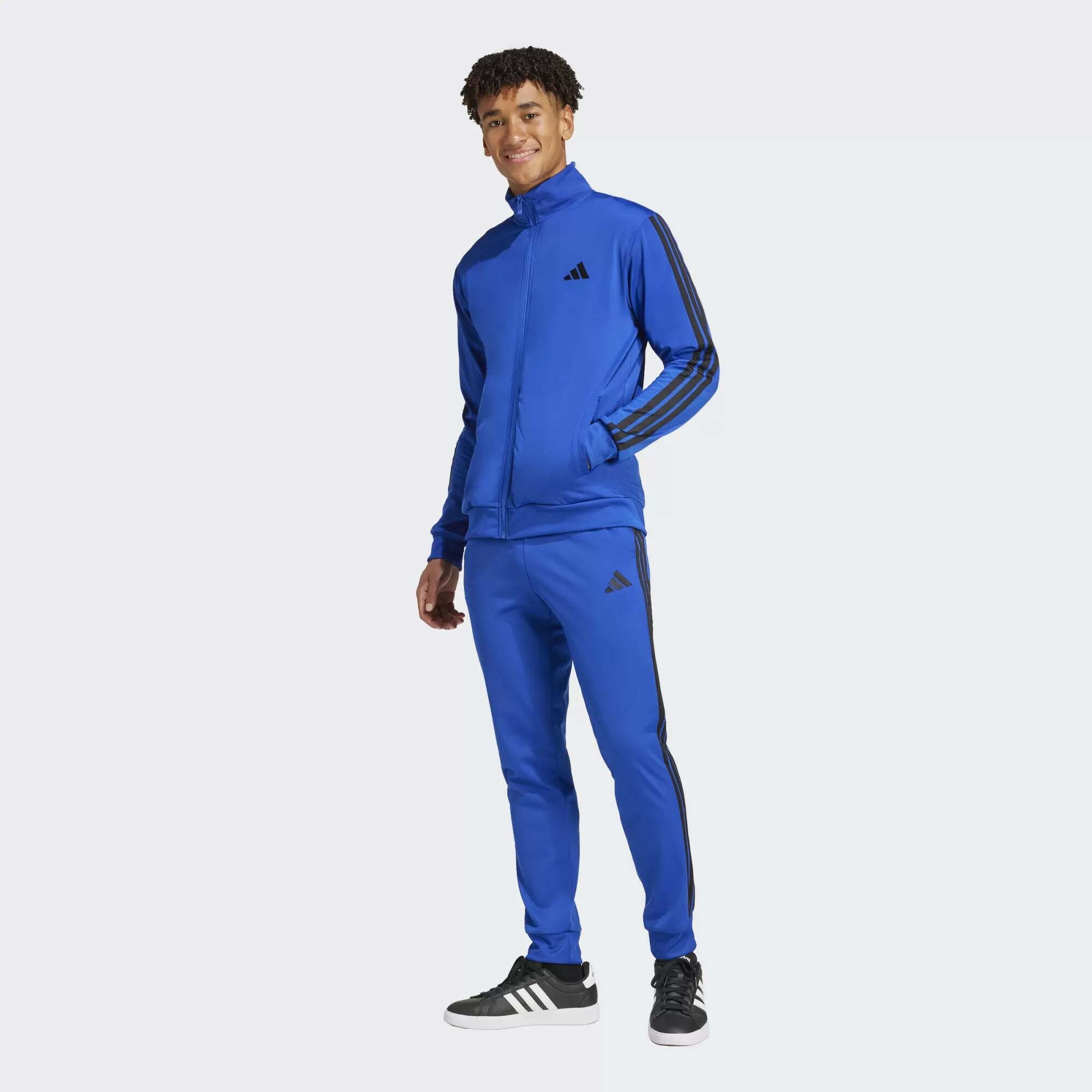 Dres Sportswear Basic 3-Stripes Tricot Rozmiar M Niebieski - JI8857