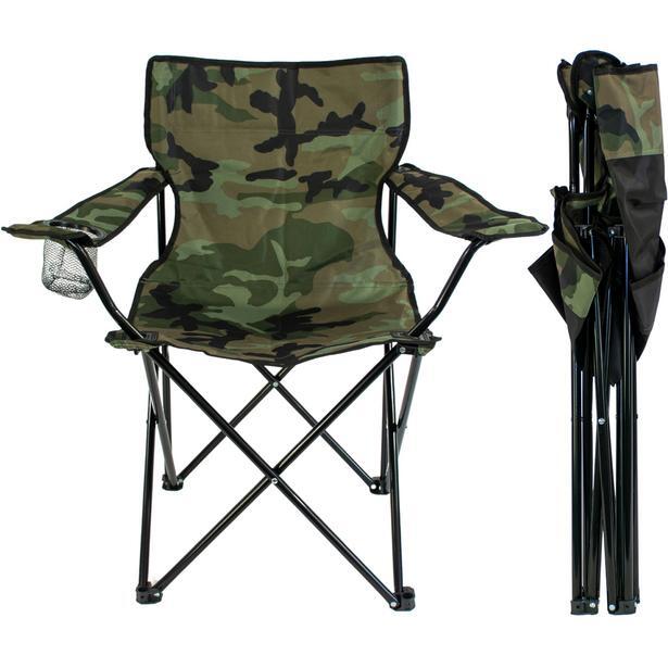 Krzesło turystyczne Enero Camp 50X50X80CM camuflage