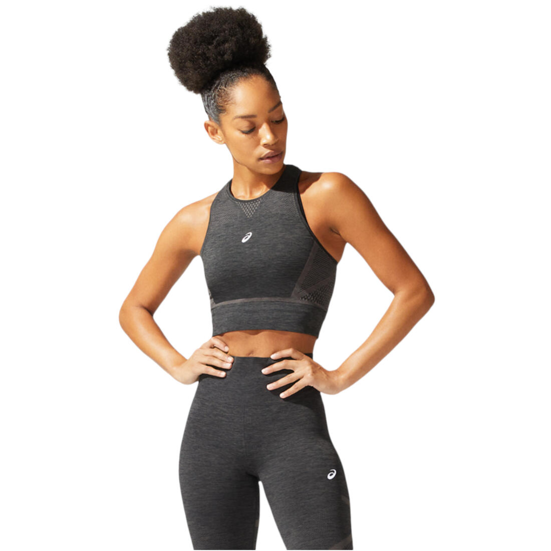T-shirt sportowy z krótkim rękawem damski Seamless Top