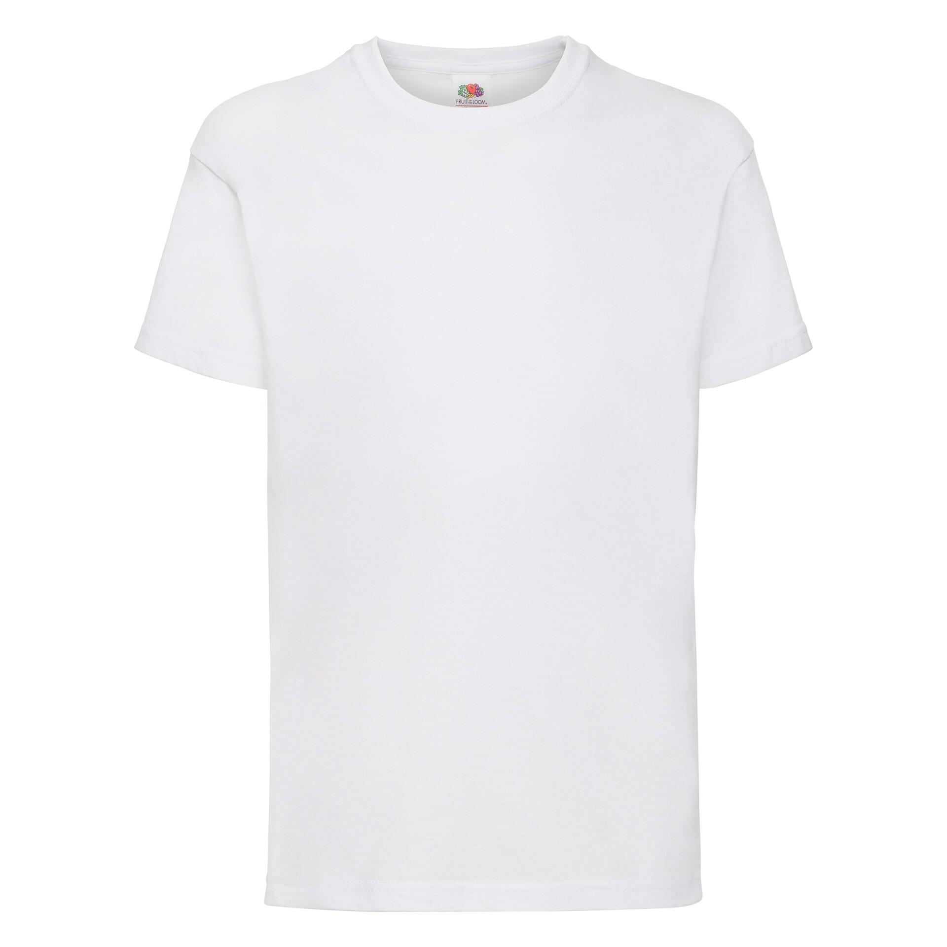 T-shirt Fruit Of The Loom Valueweight Child White