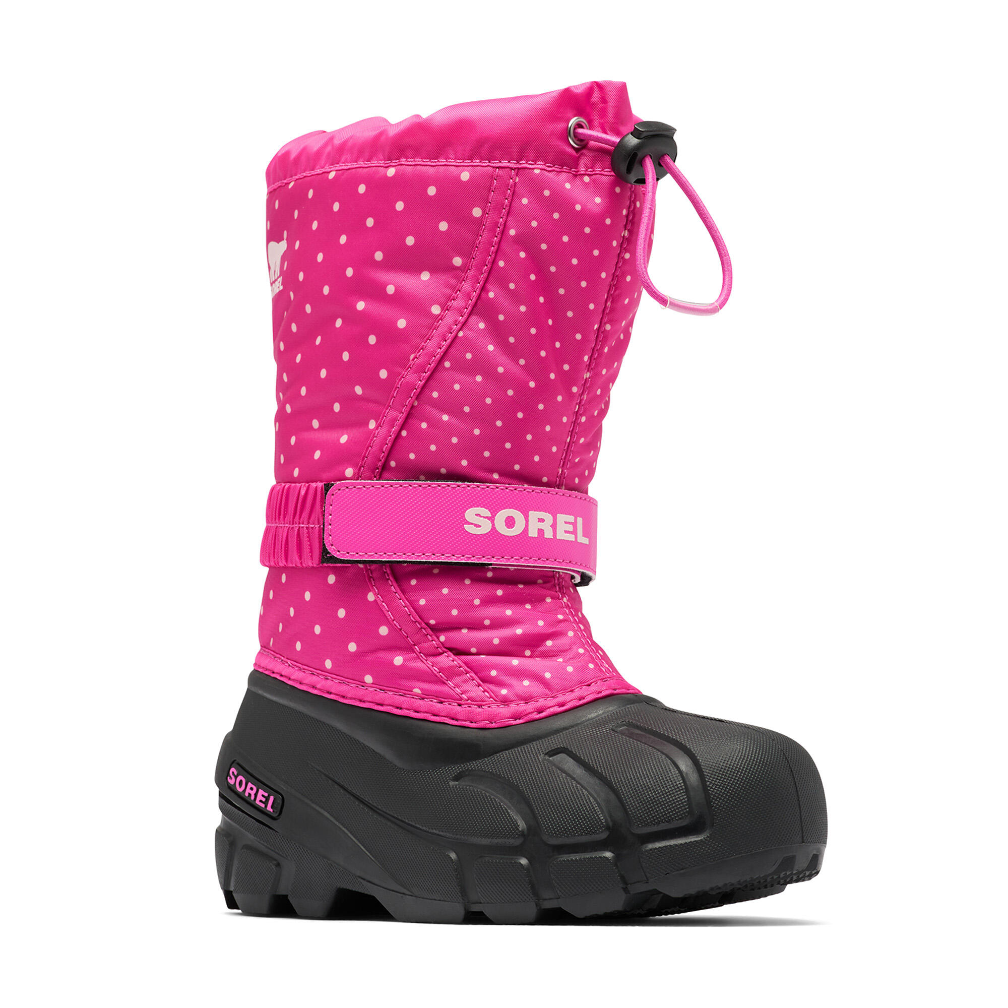 Buty trekkingowe dziecięce Sorel Flurry Print Girls fuchsia