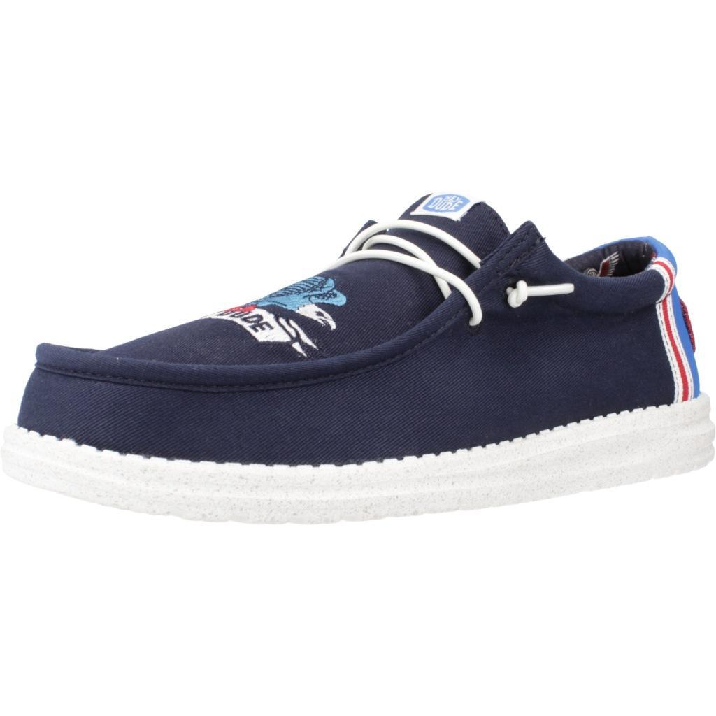 Buty HEY DUDE WALLY STARS N SKULLS Niebieski