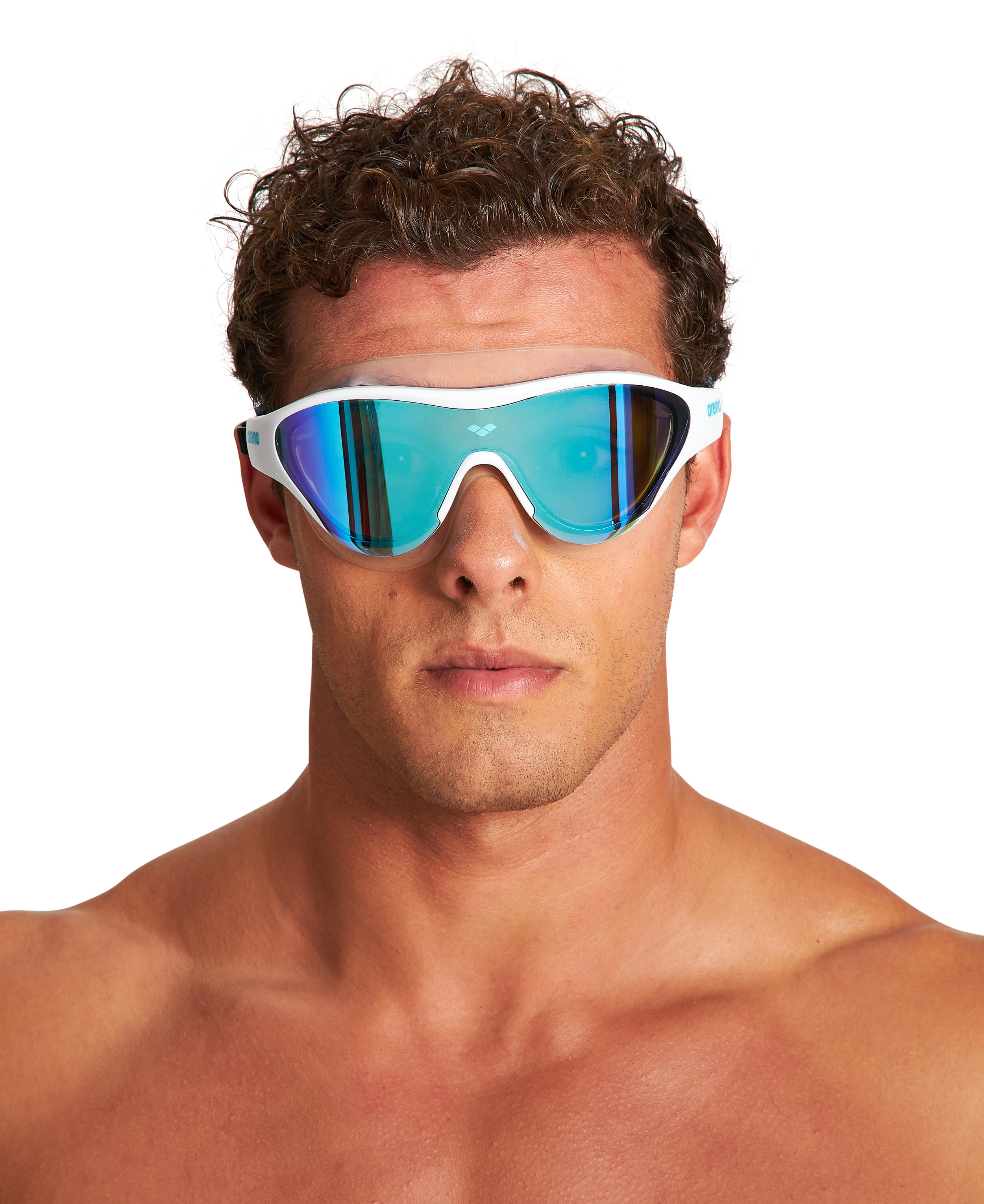Arena Zwembril The One Mask Mirror Wit