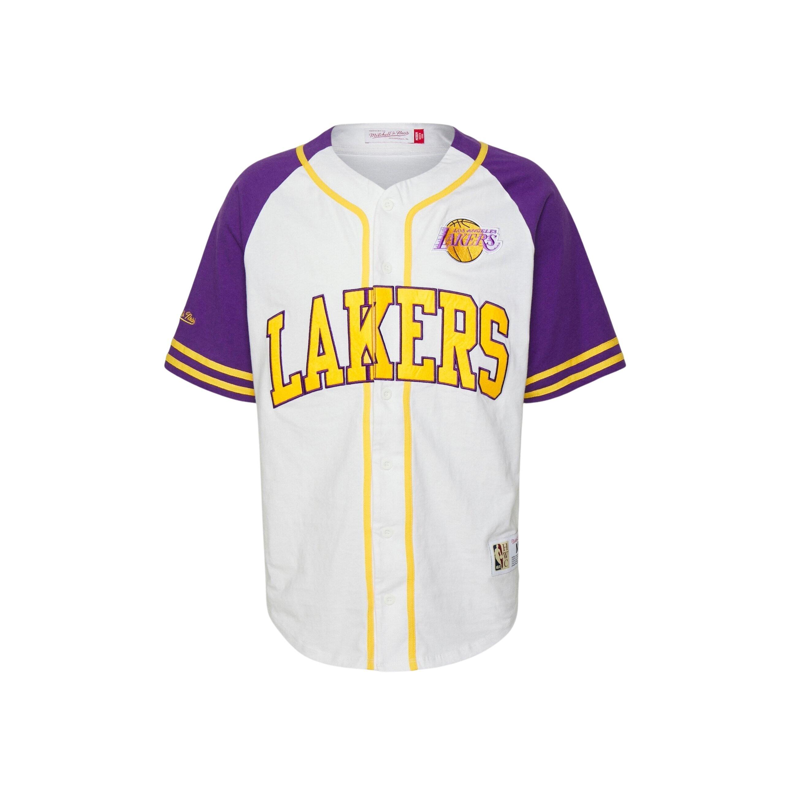 Jersey Los Angeles Lakers Practice Day Button Front