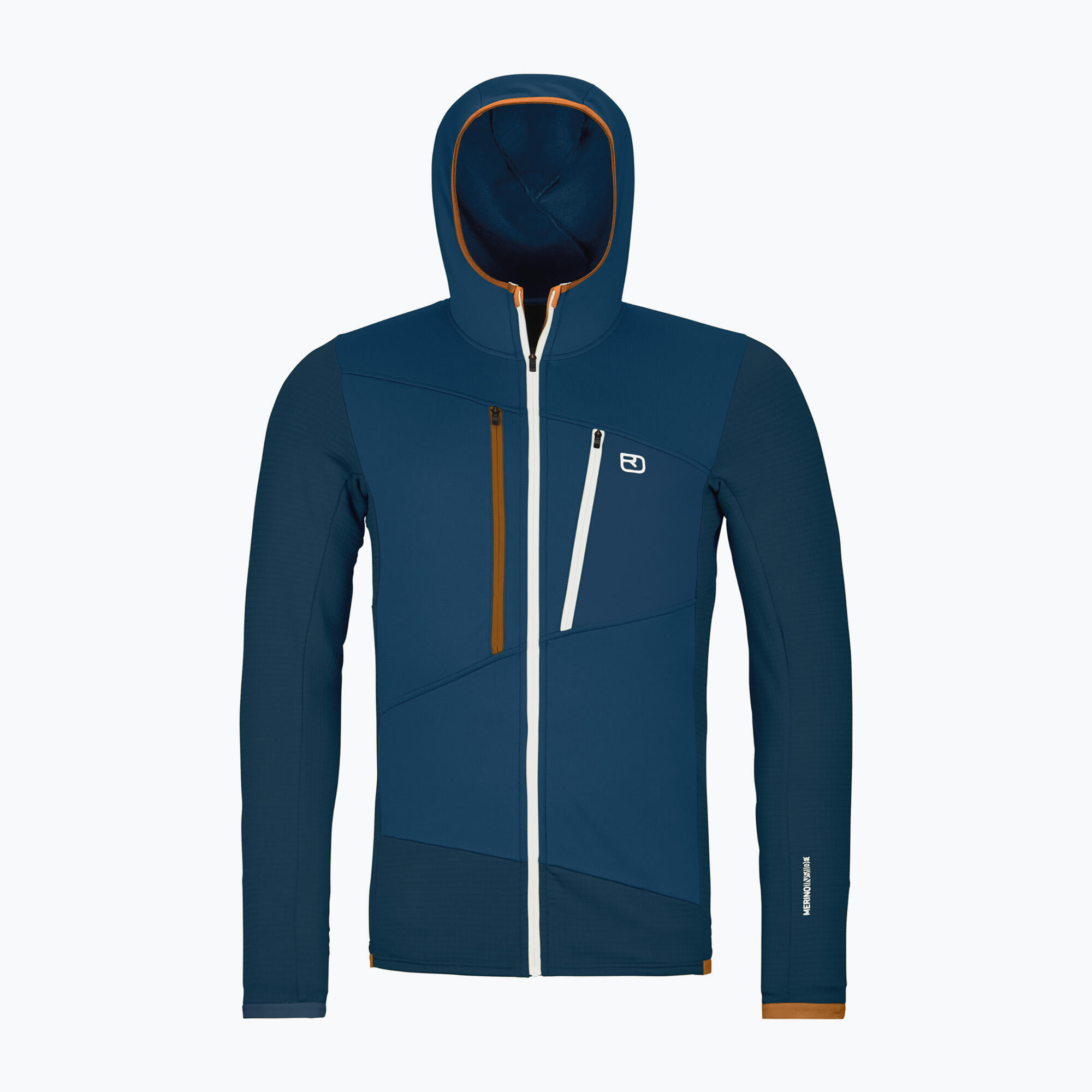 Bluza męska ORTOVOX Fleece Grid Hoody