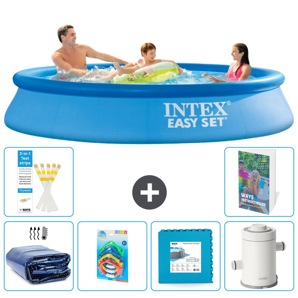INTEX Basen Easy Set Okrągły - 305x61 cm - 7-częściowy S55
