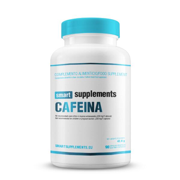Kofeina 200 mg - 90 kapsułek roślinnych Smart Supplements