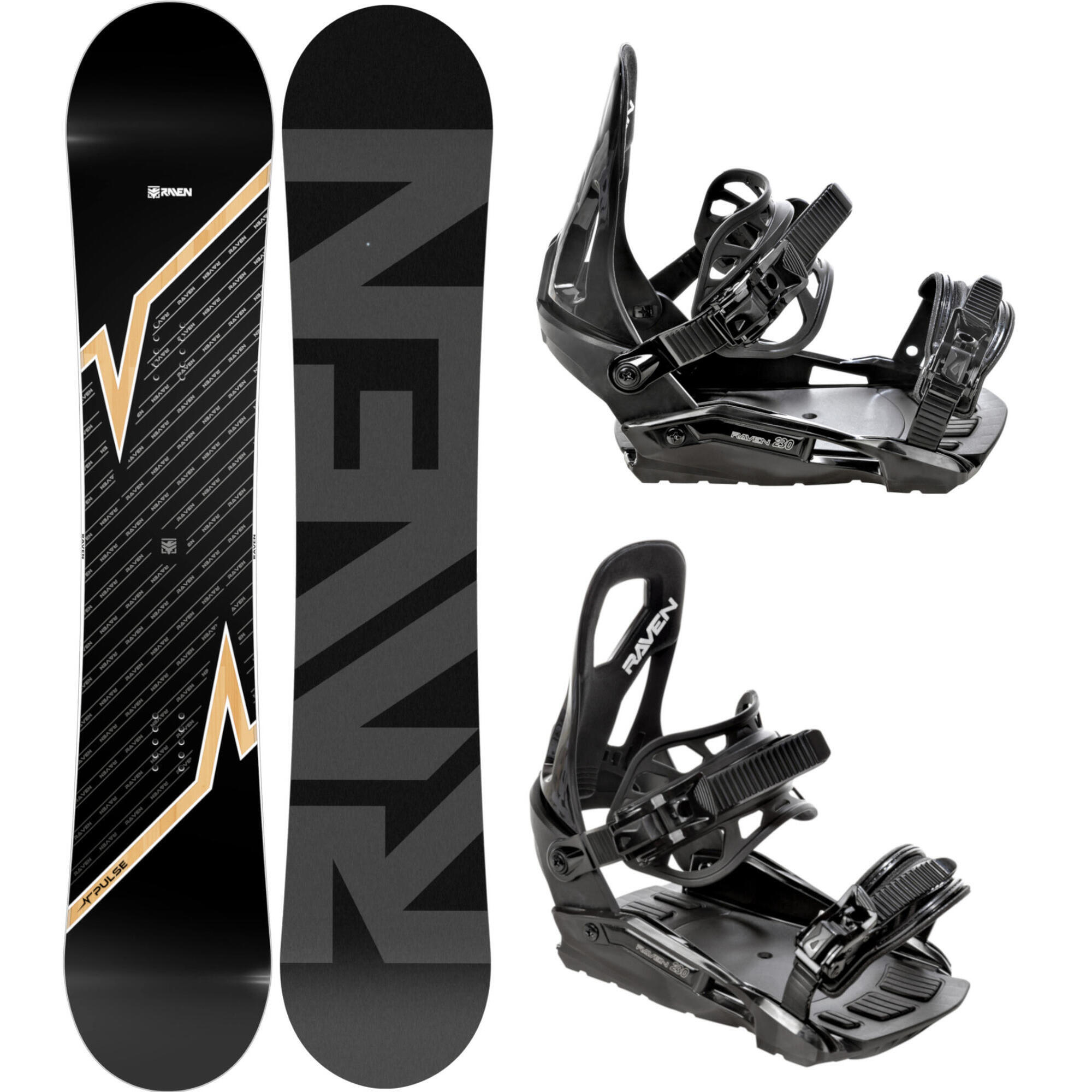 Zestaw Deska snowboardowa Raven Pulse + Wiązania Raven s230