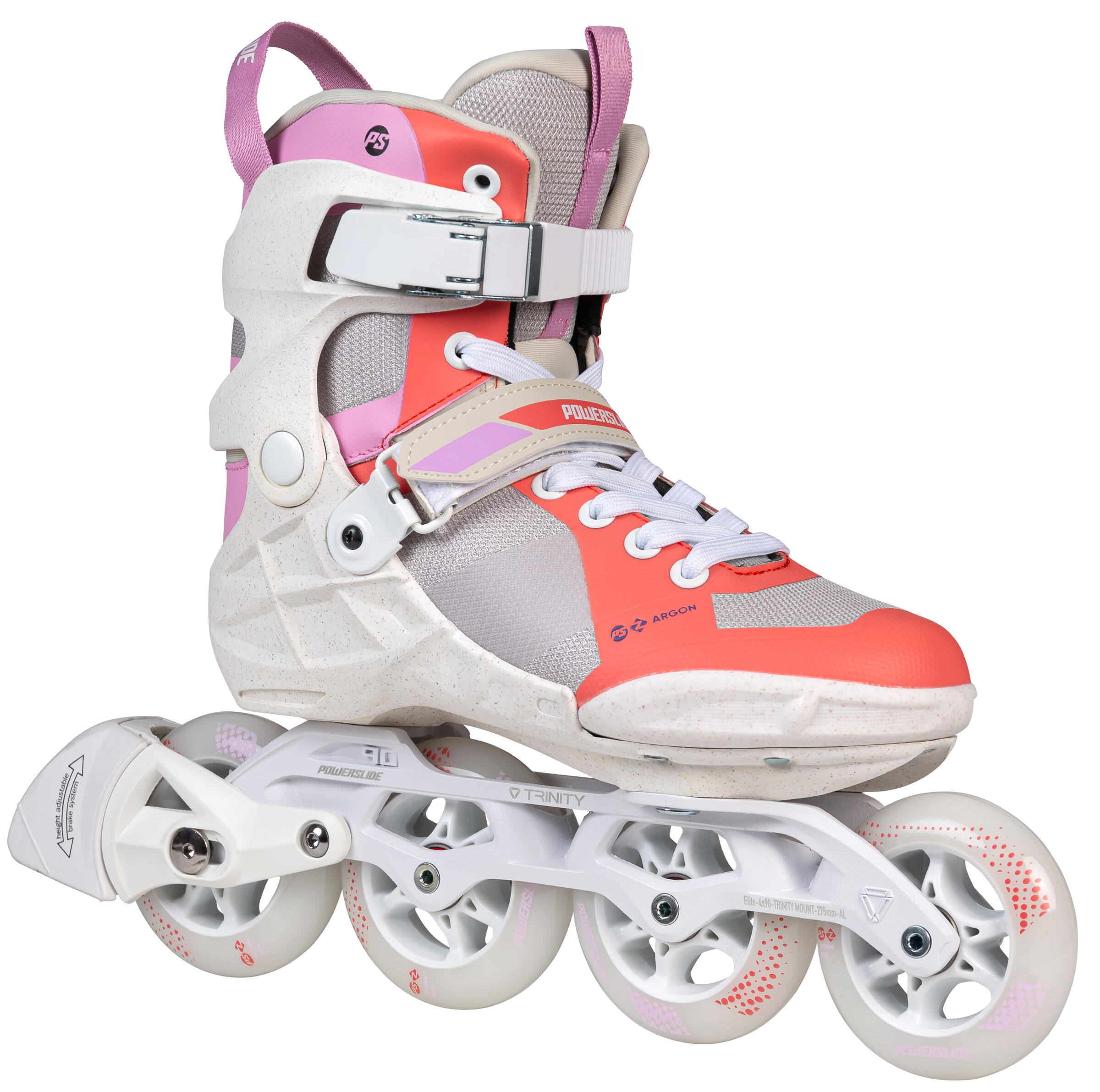 Rolki Powerslide Phuzion Argon Peach 90